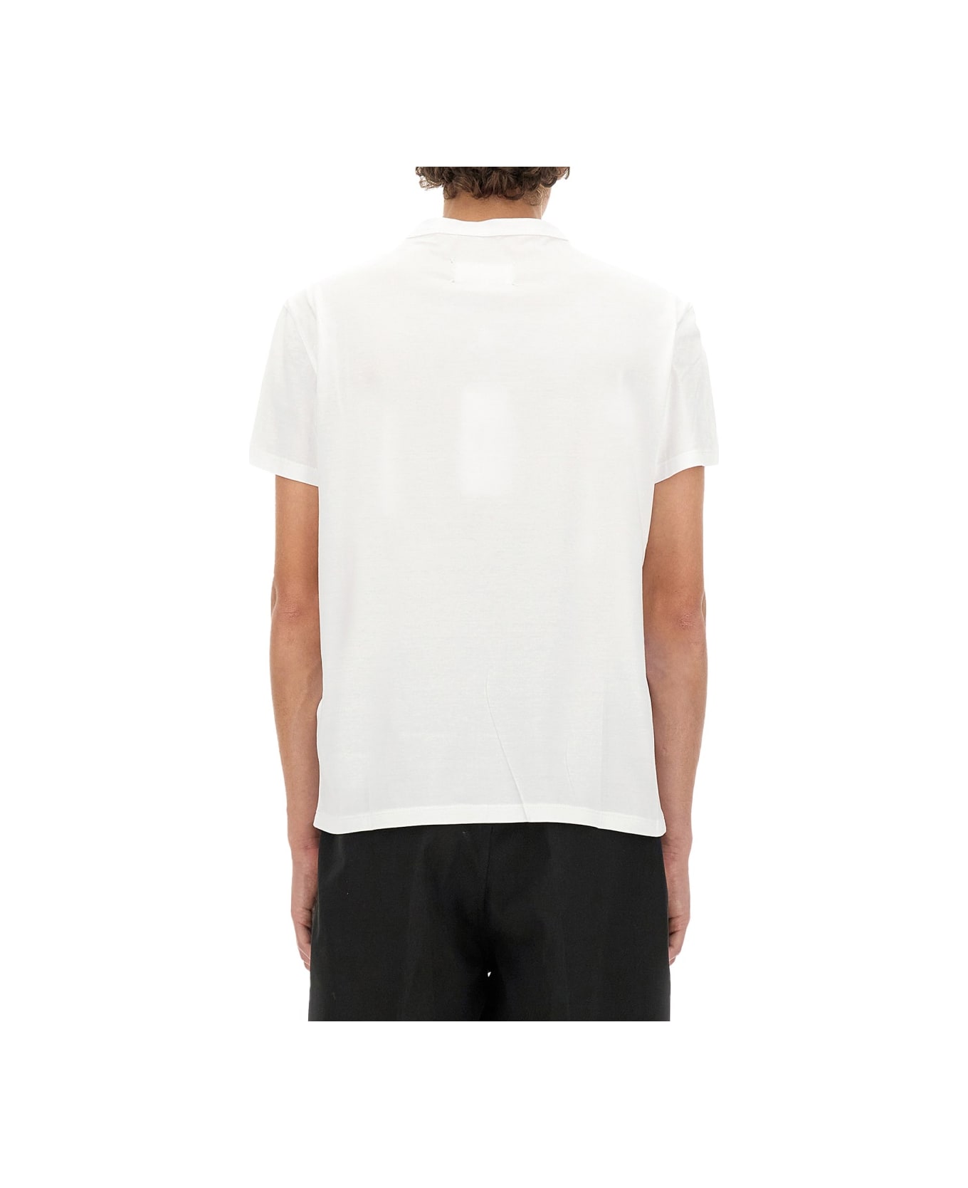 Maison Margiela Distorted Logo T-shirt - WHITE