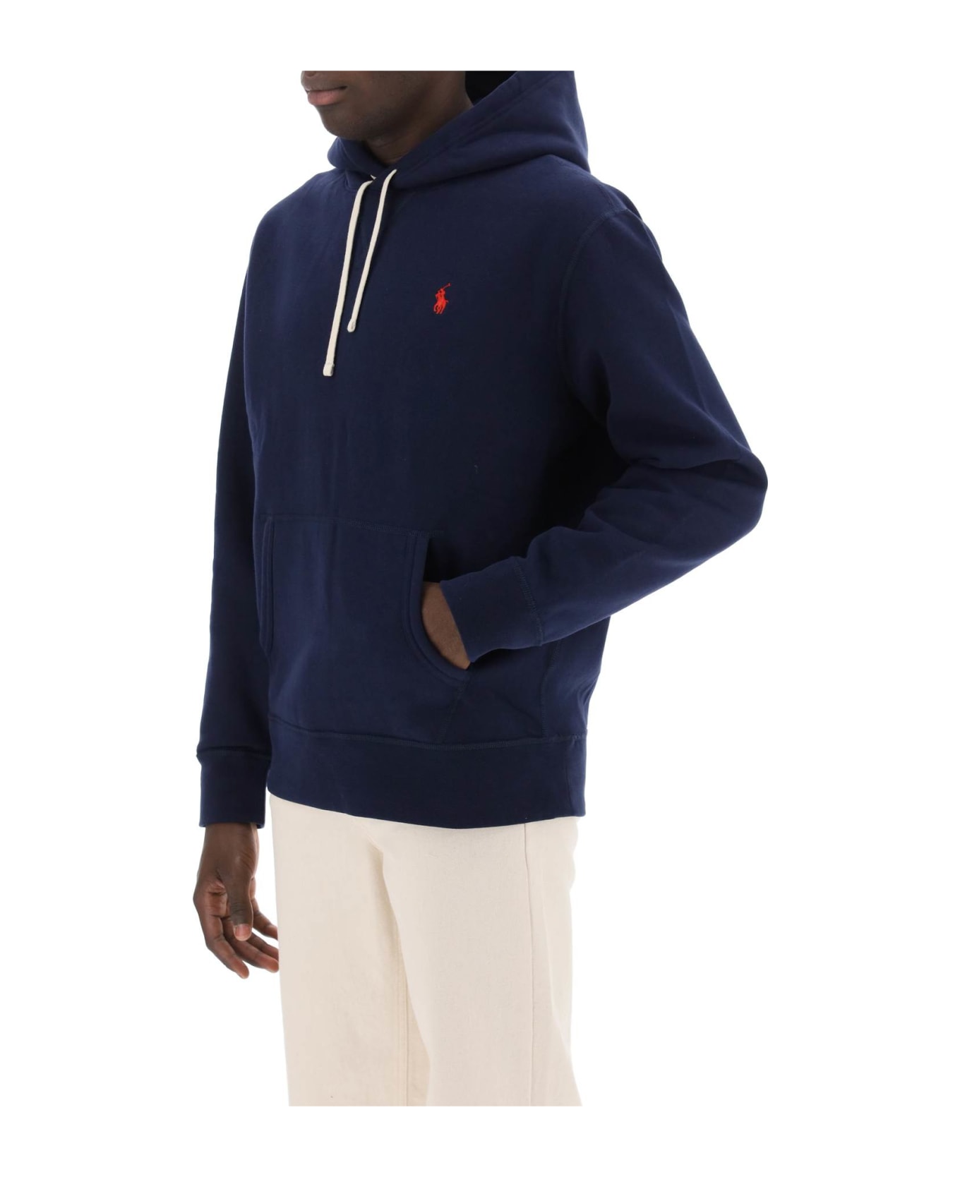 Polo Ralph Lauren Hoodie In Fleece-back Cotton - CRUISE NAVY (Blue)
