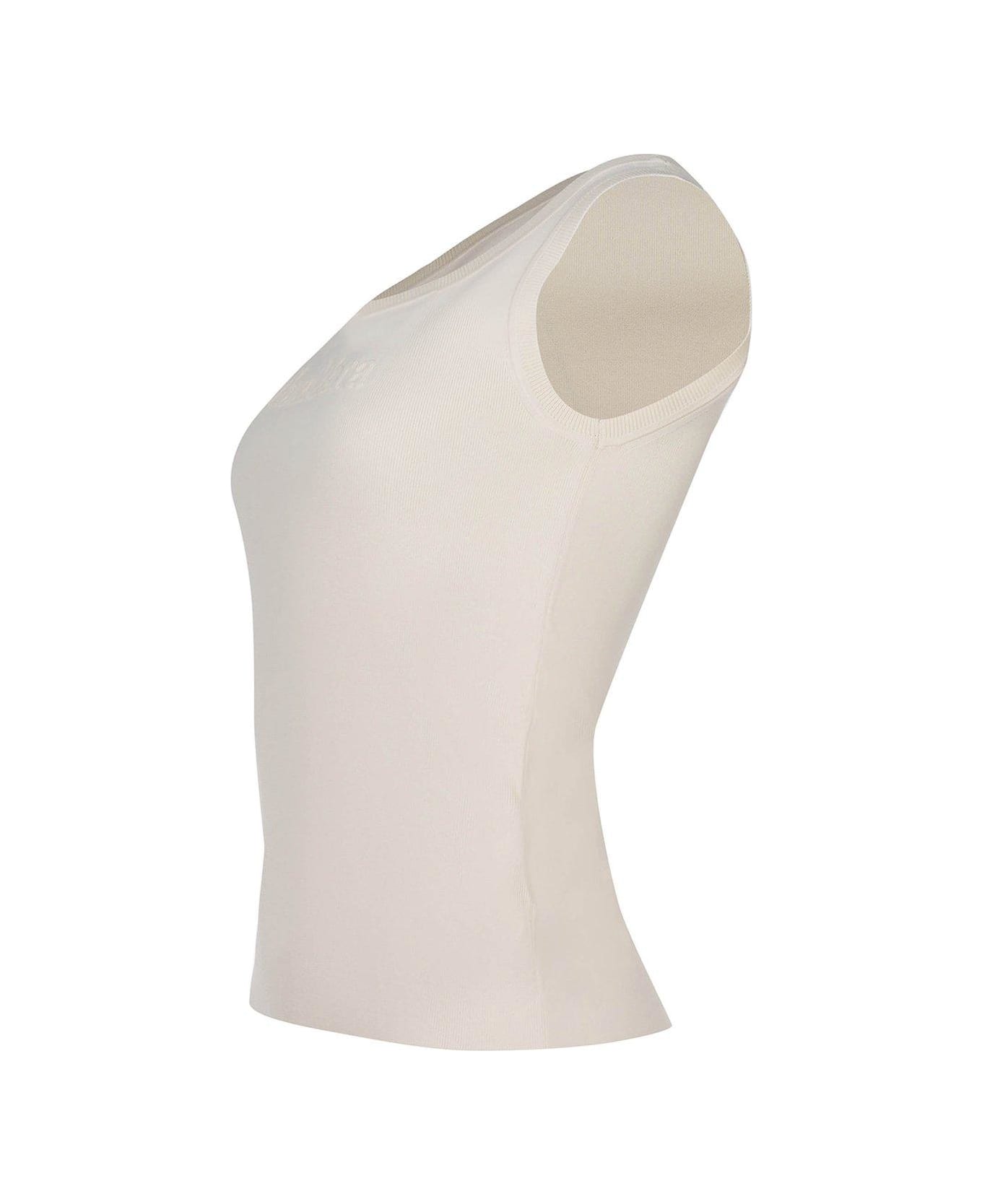 Max Mara Pentola Sleeveless Knitted Top - IVORY