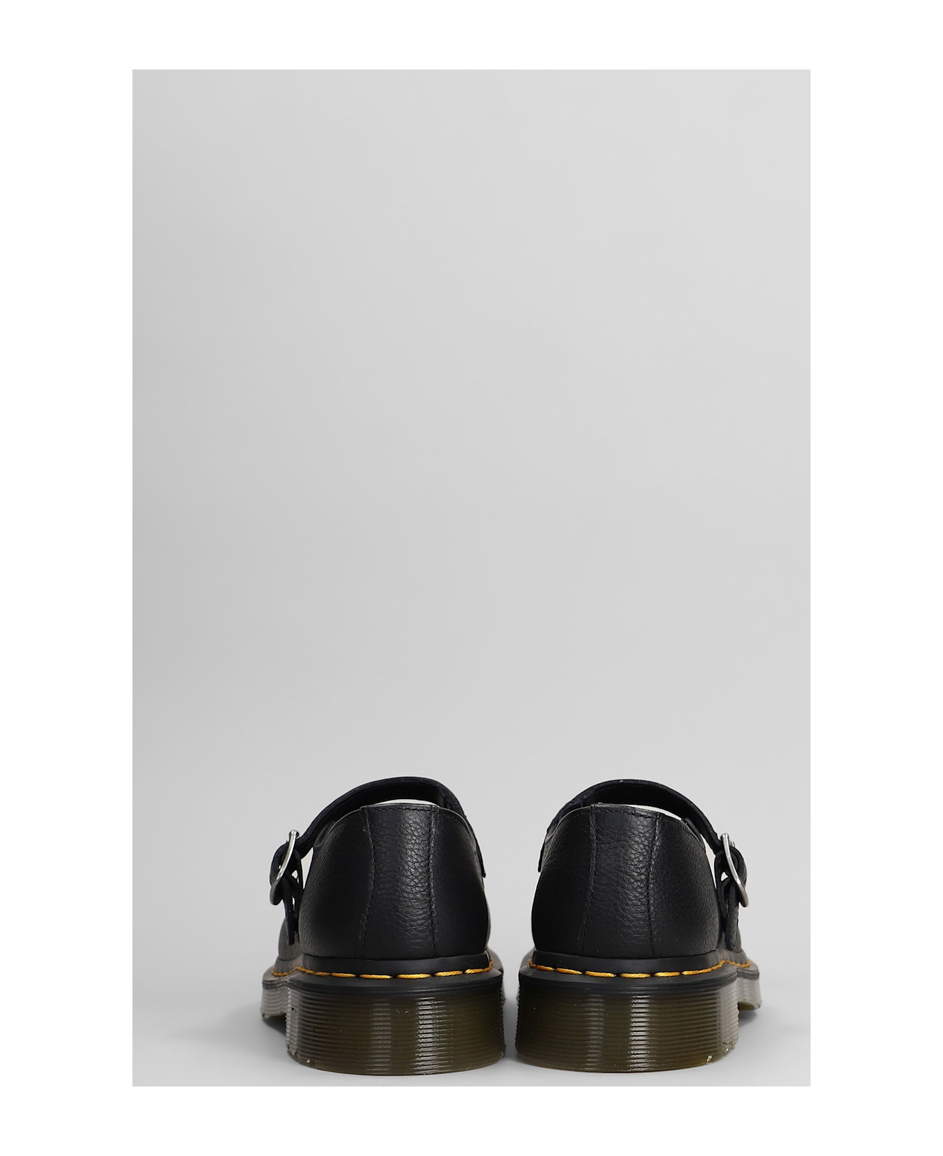 Dr. Martens Elphie Mj Loafers In Black Leather - black
