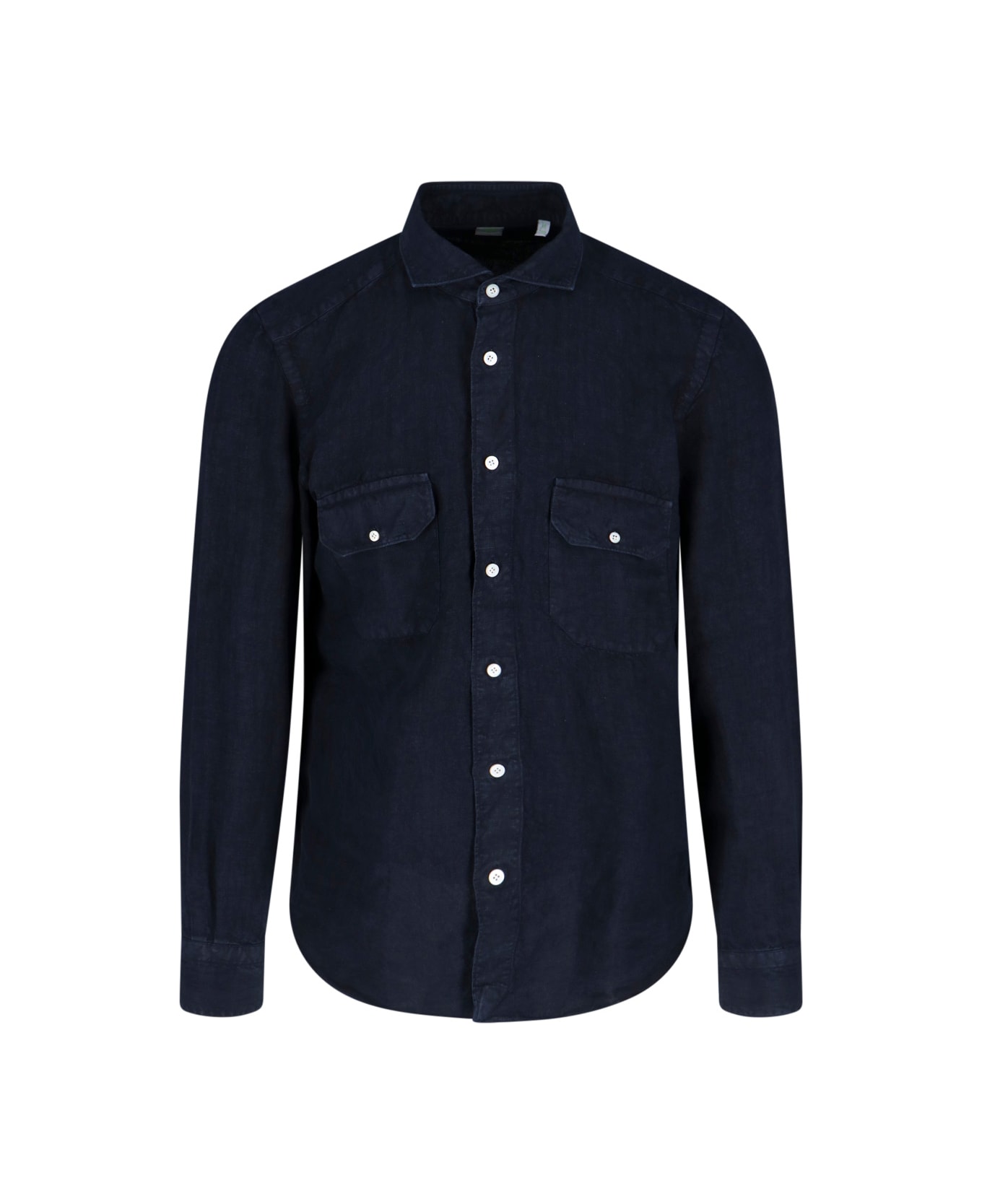 Finamore Linen Shirt - Blue