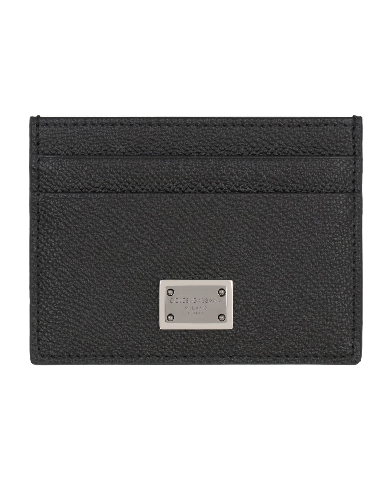 Dolce & Gabbana Leather Card Holder - black 財布