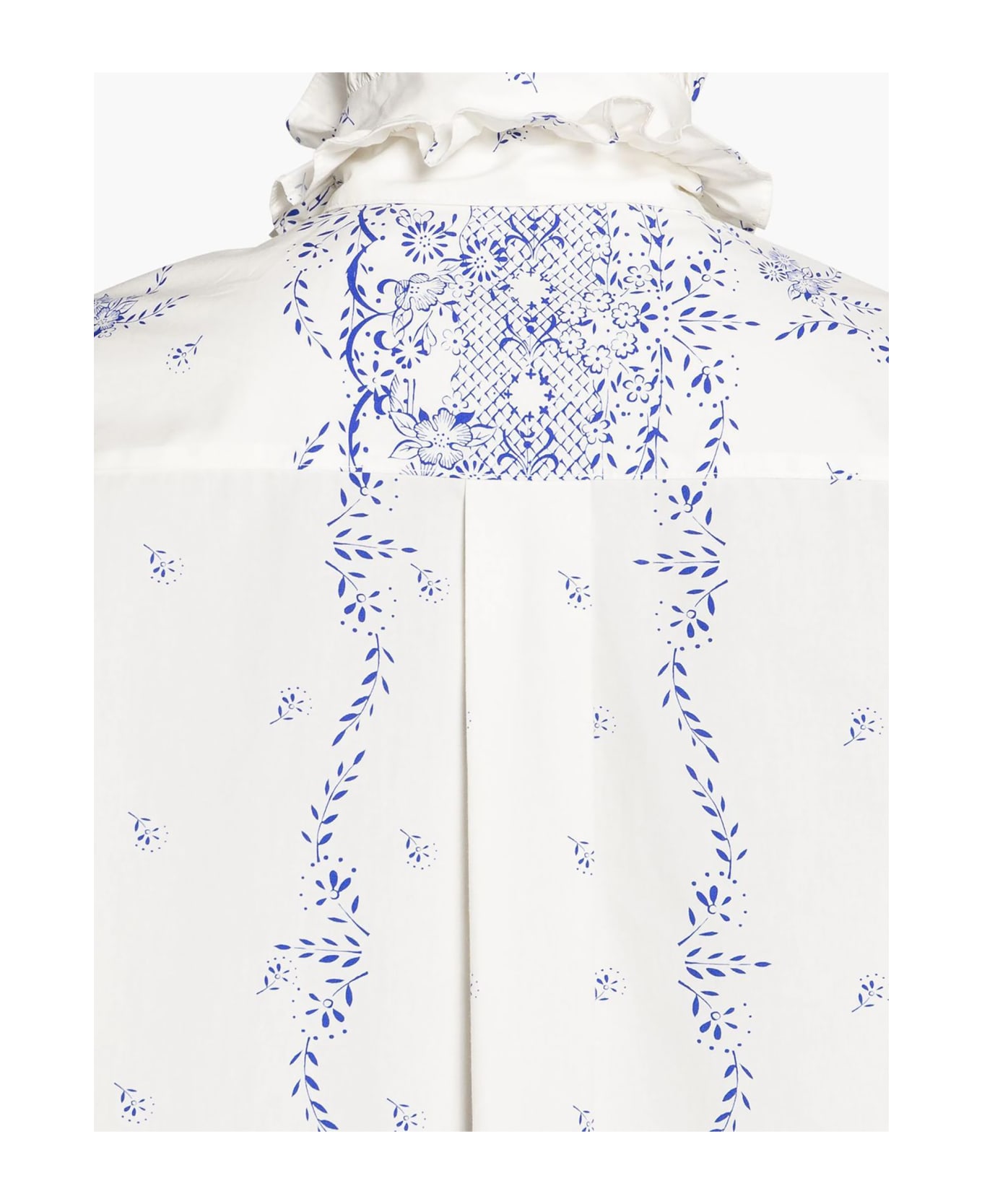Philosophy di Lorenzo Serafini Short Dress In Cotton Poplin - White