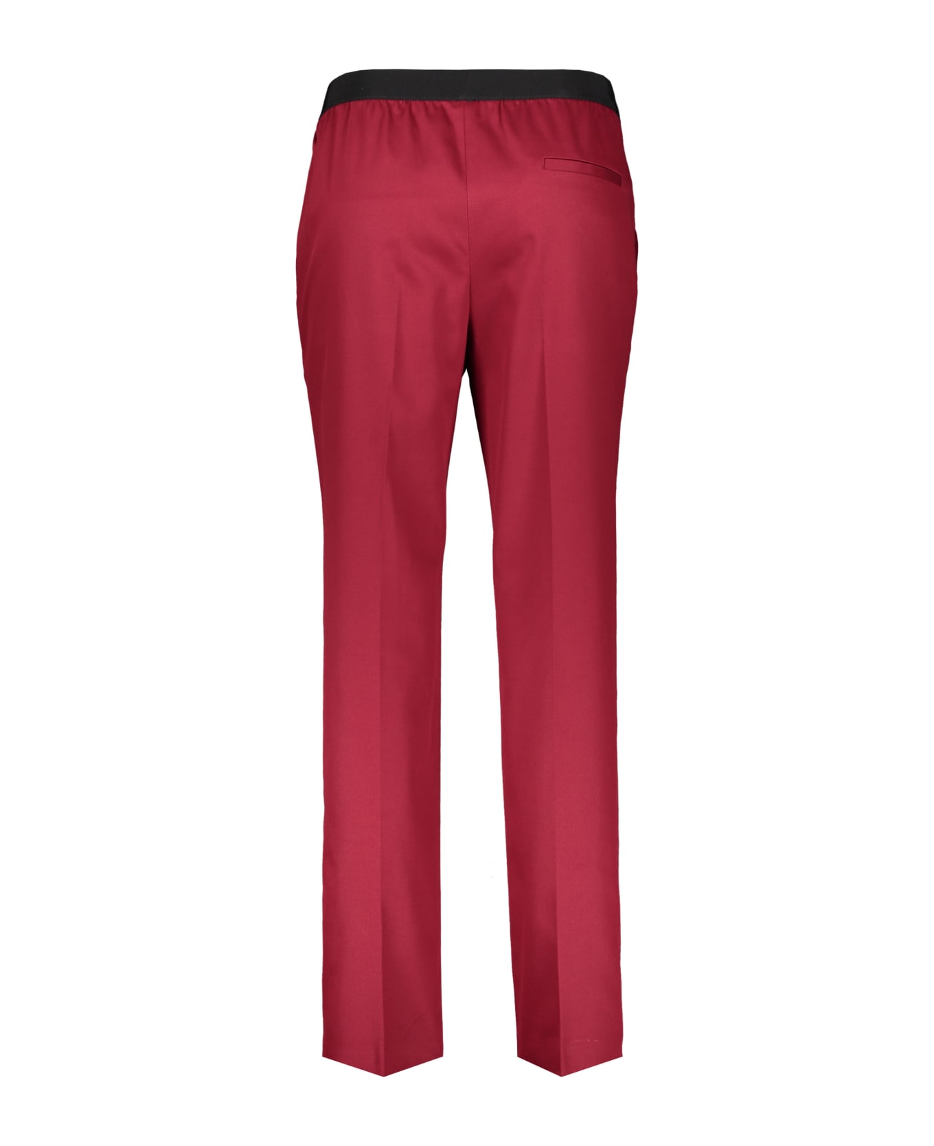 Agnona Cotton Trousers - red