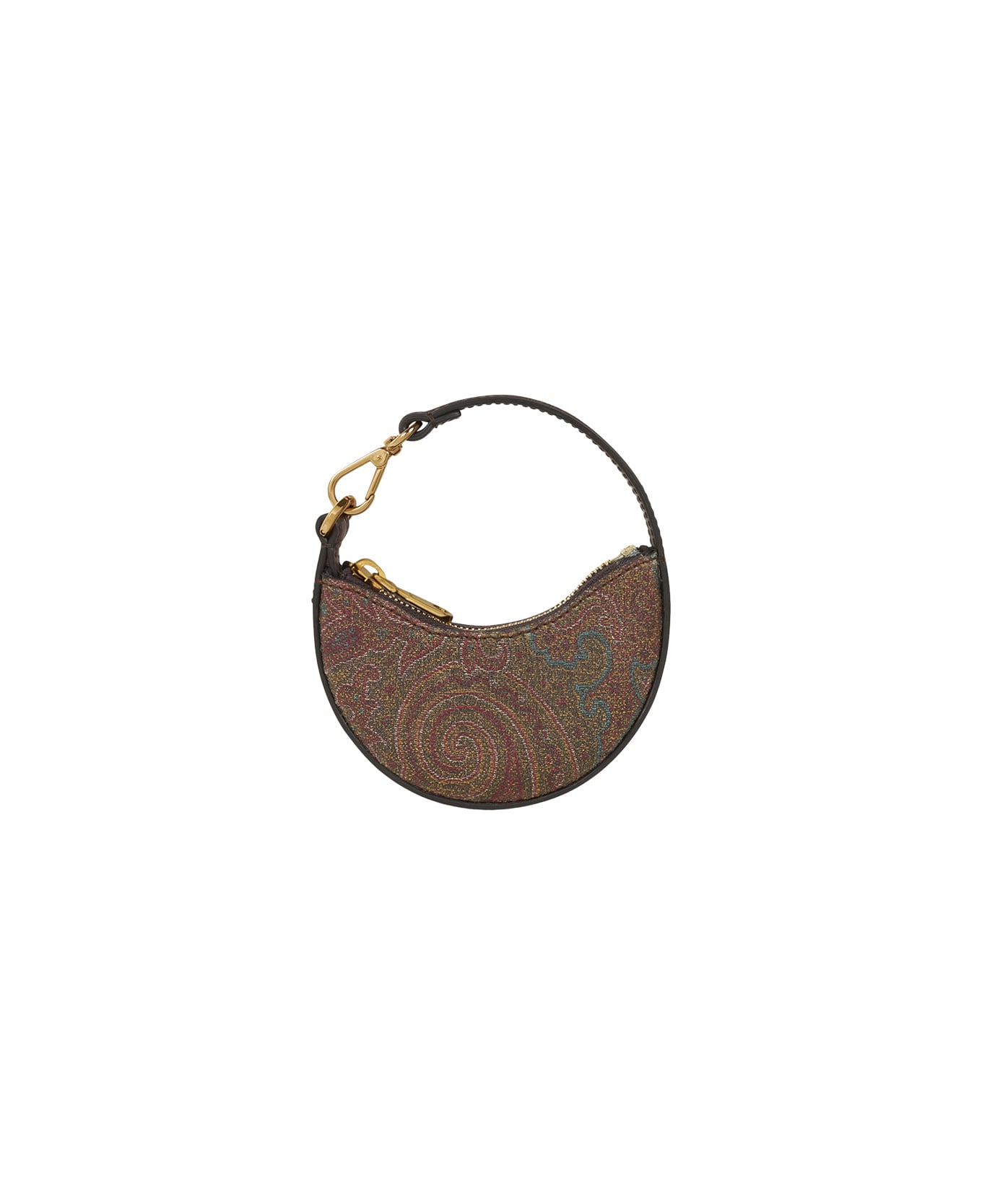 Etro Brown Paisley Mini Hobo Bag - Brown