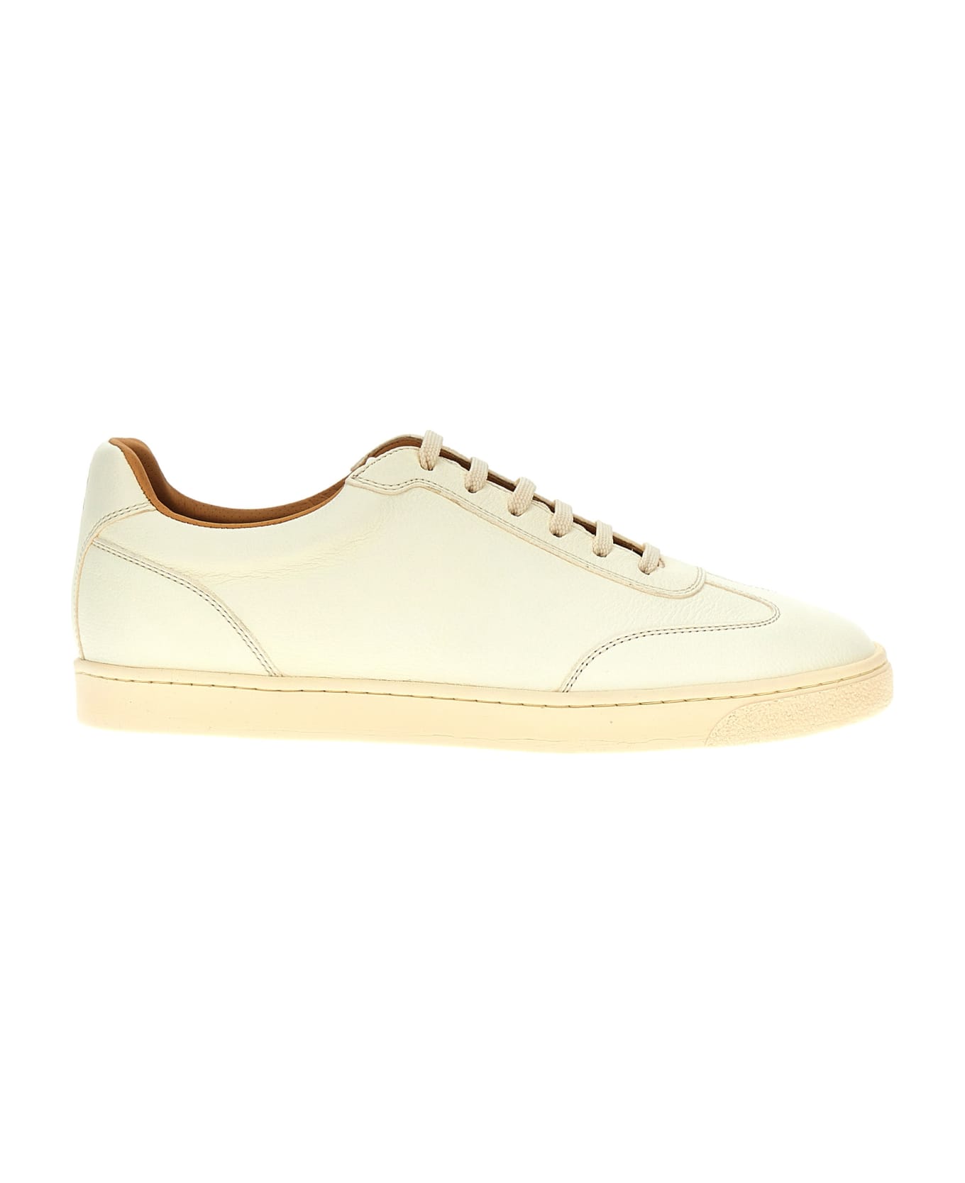 Brunello Cucinelli Leather Sneakers - White