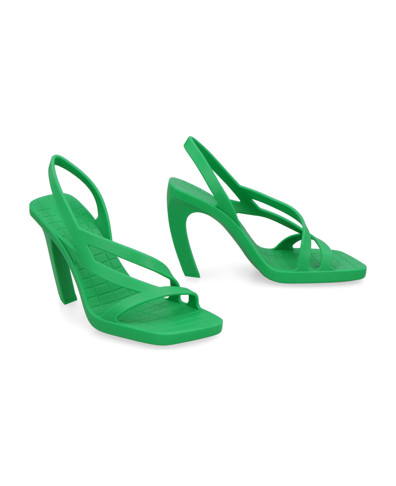Bottega Veneta Jimbo Rubber Sandals - green