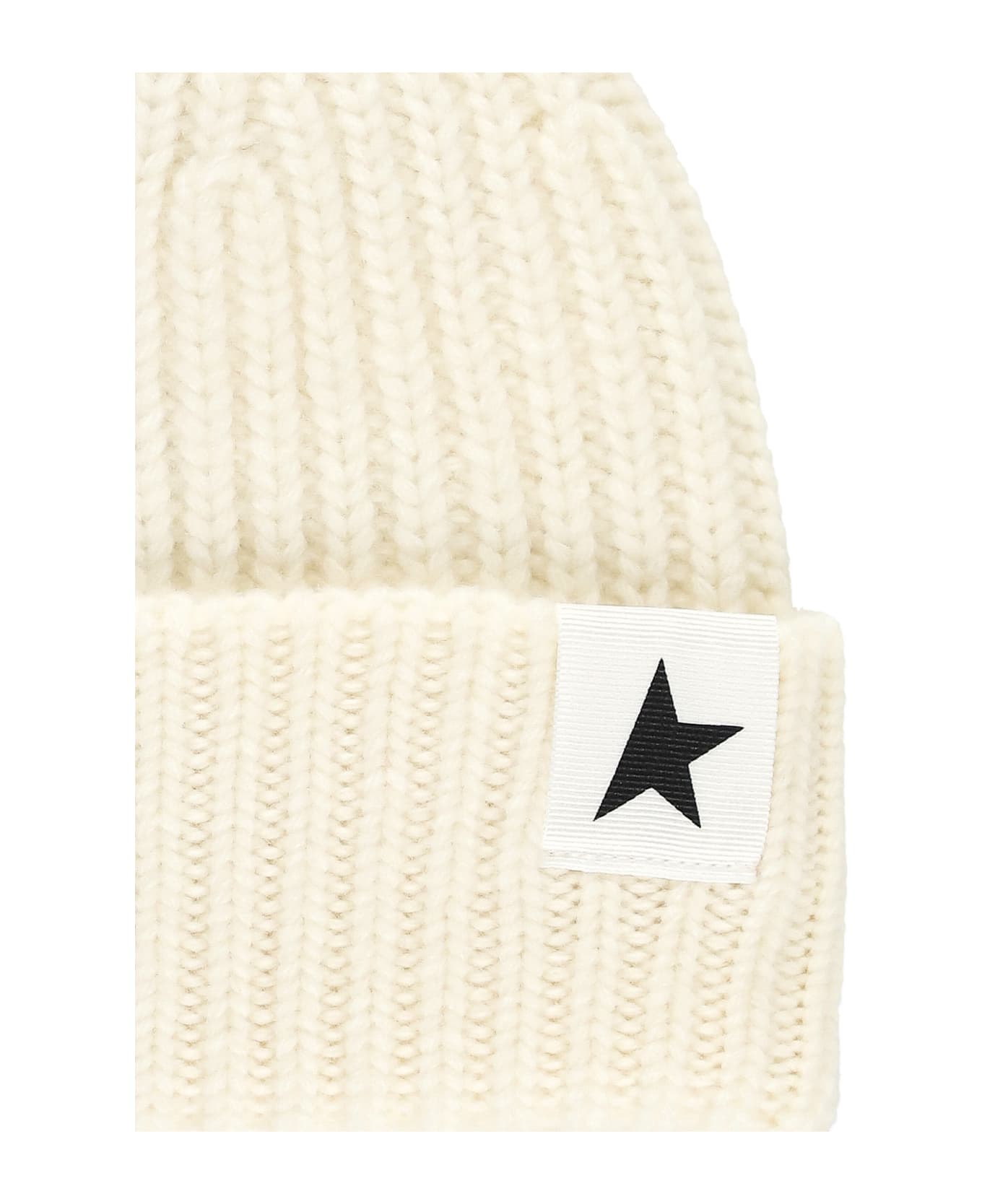 Golden Goose Damian Beanie - Ivory