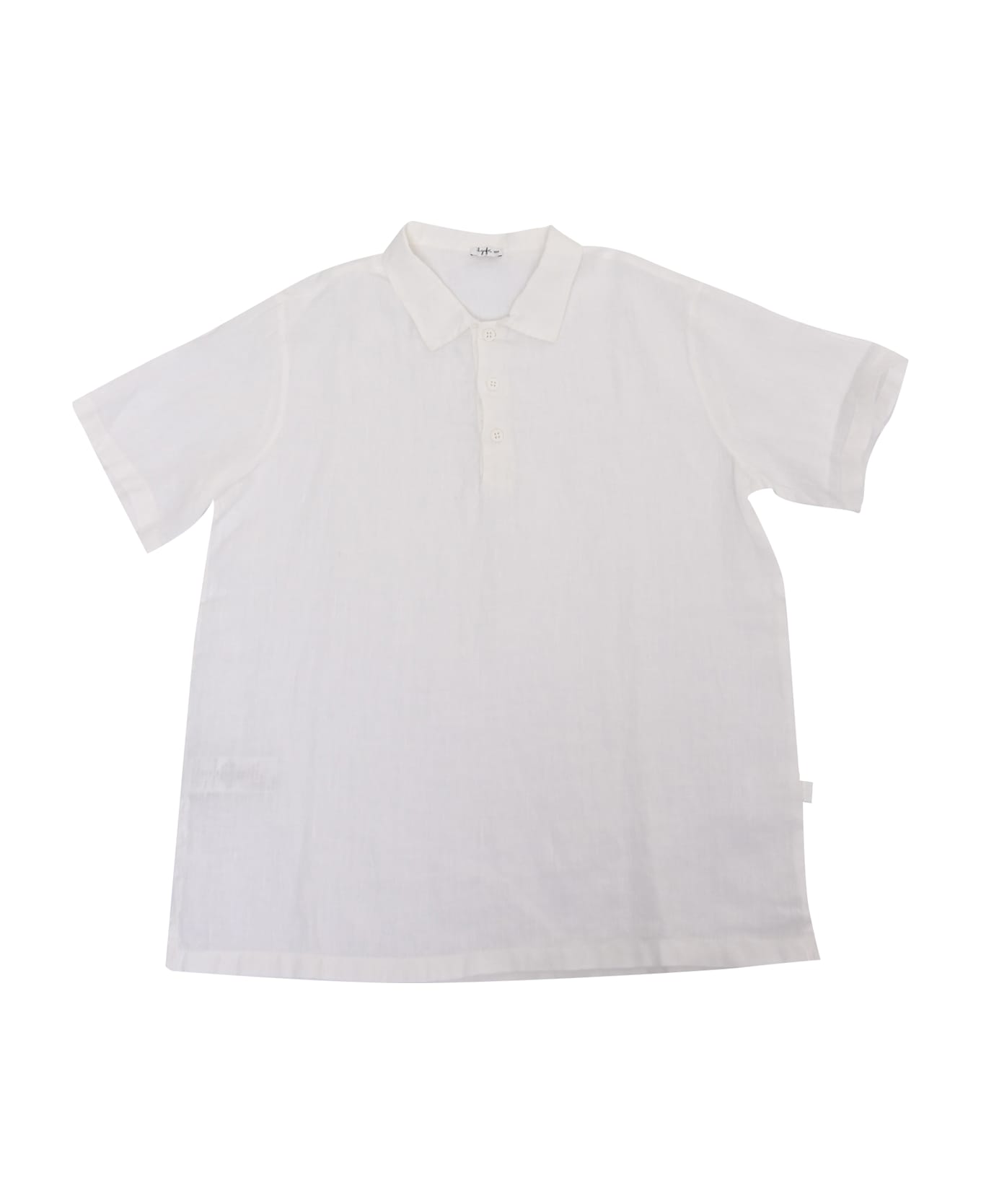 Il Gufo Short Sleeved Polo - WHITE