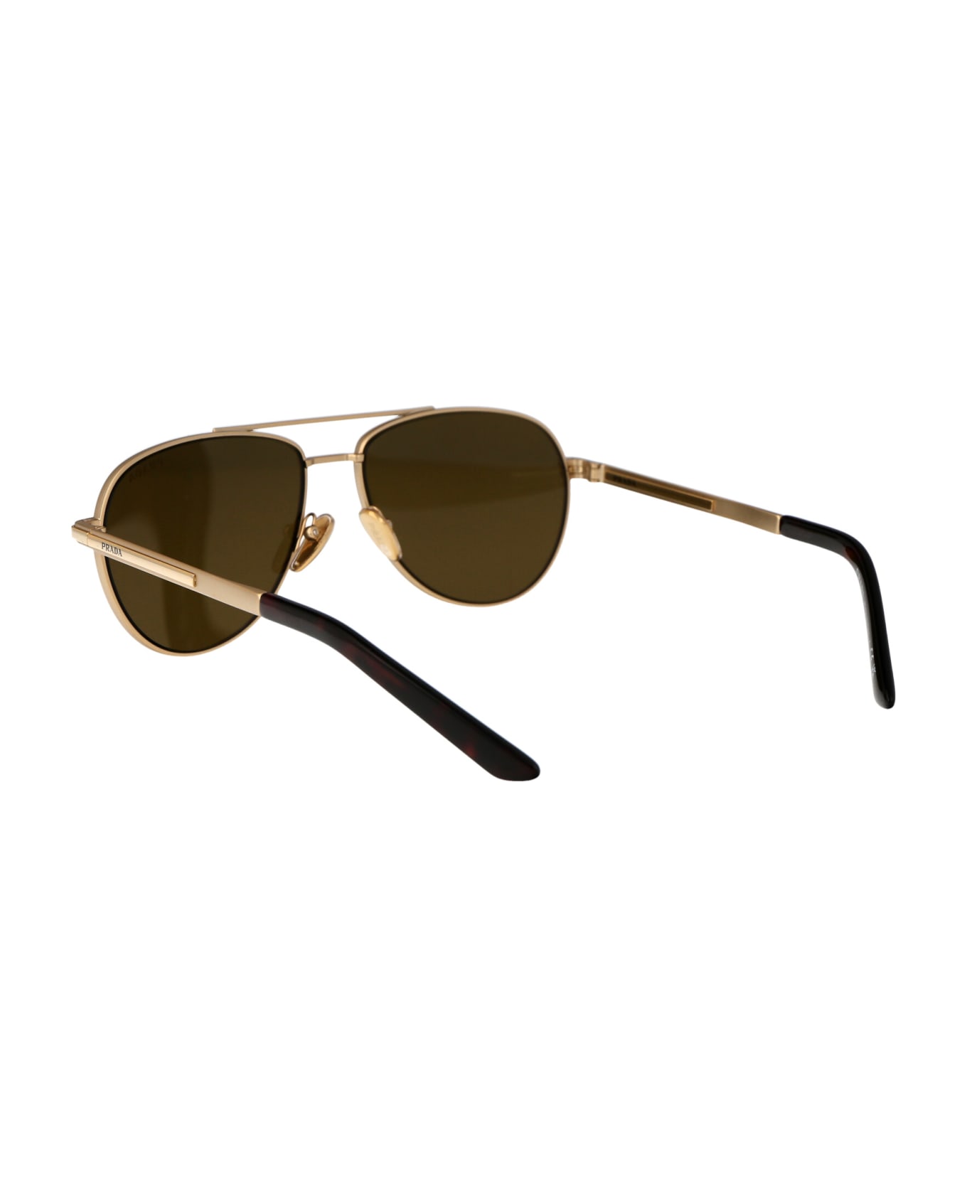 Prada Eyewear 0pr A54s Sunglasses - 1BK01T Matte Gold
