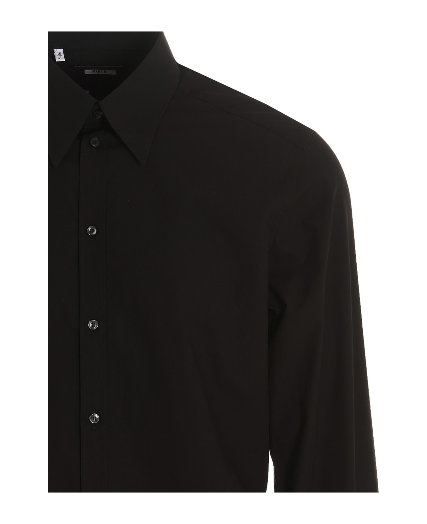 Dolce & Gabbana Poplin Shirt - Black