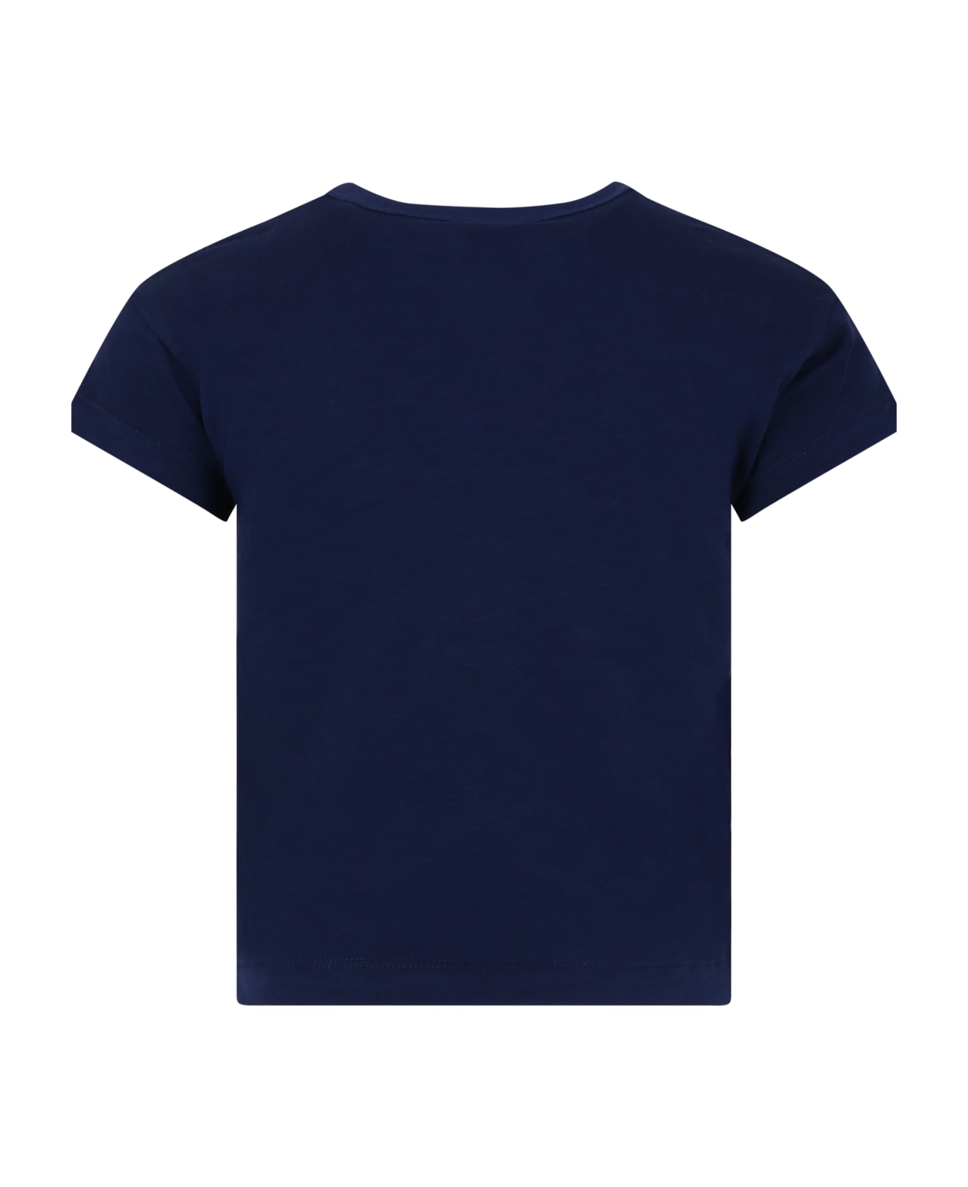 Petit Bateau Blue T-shirt For Kids - Blue