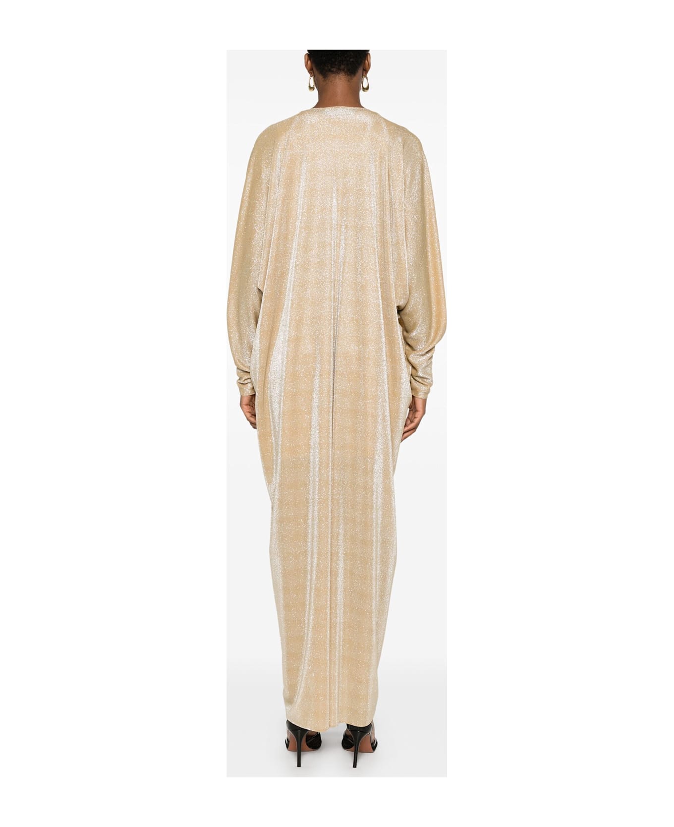 Lanvin Caftan V Neck Lurex - Sand