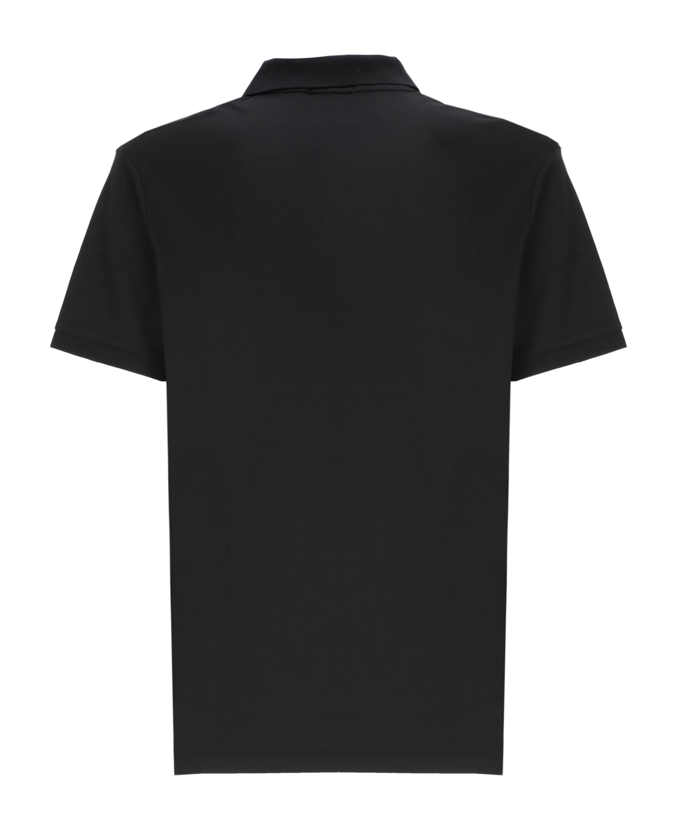 Ralph Lauren Embroidered Logo Polo Shirt - Black