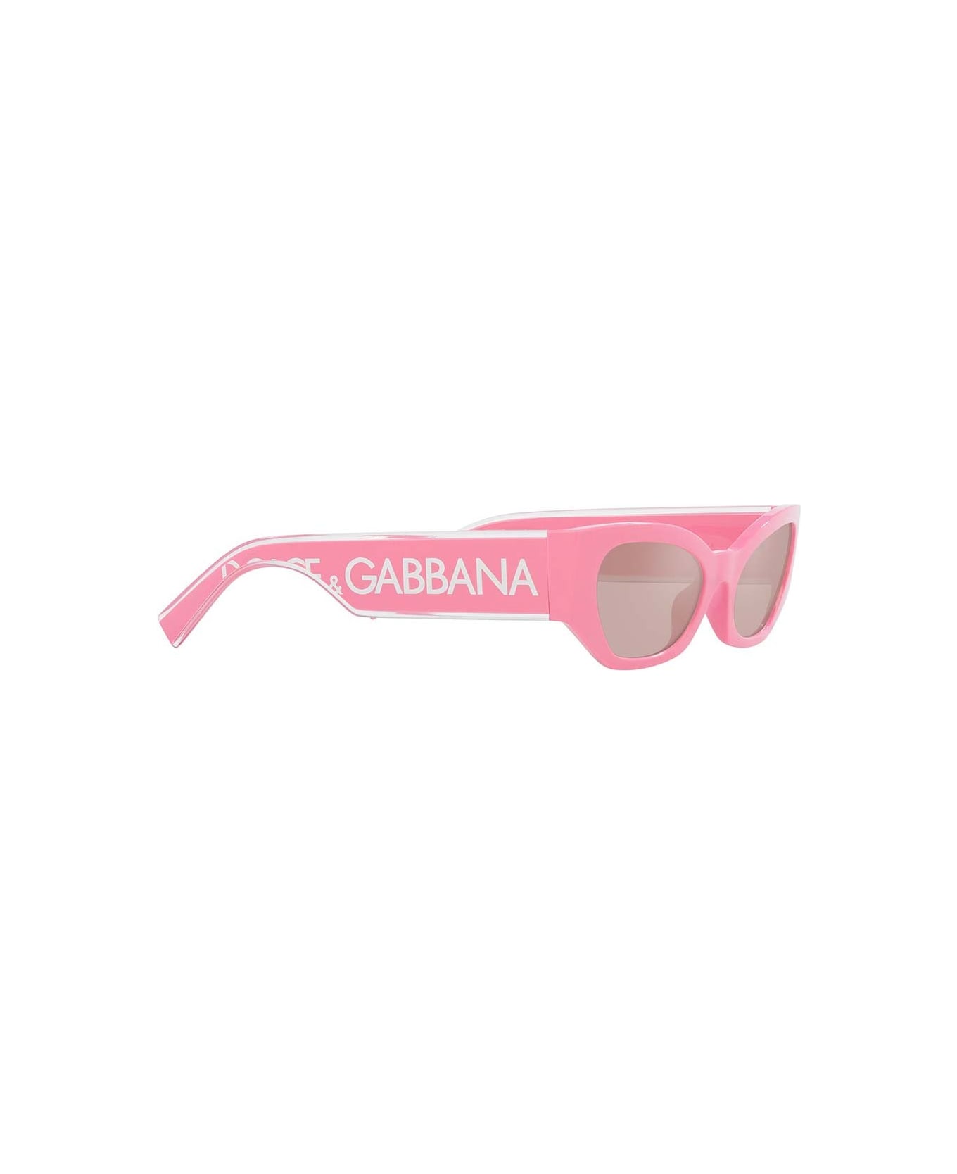 cat eye-frame studded sunglasses Rot Eyewear Sunglasses - Rosa/Grigio