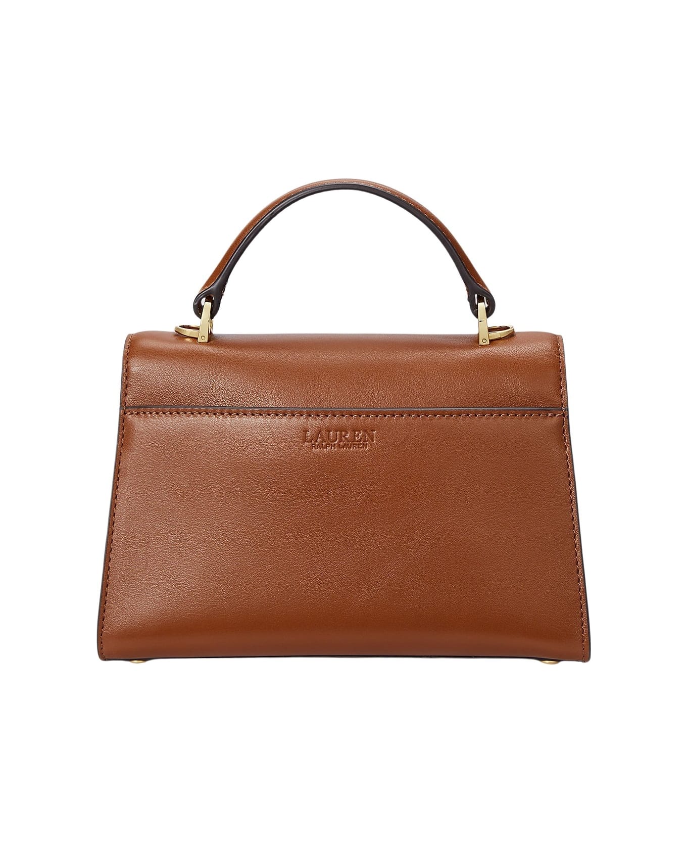 Ralph Lauren Farrah Sm Satchel Small - Lauren Tan