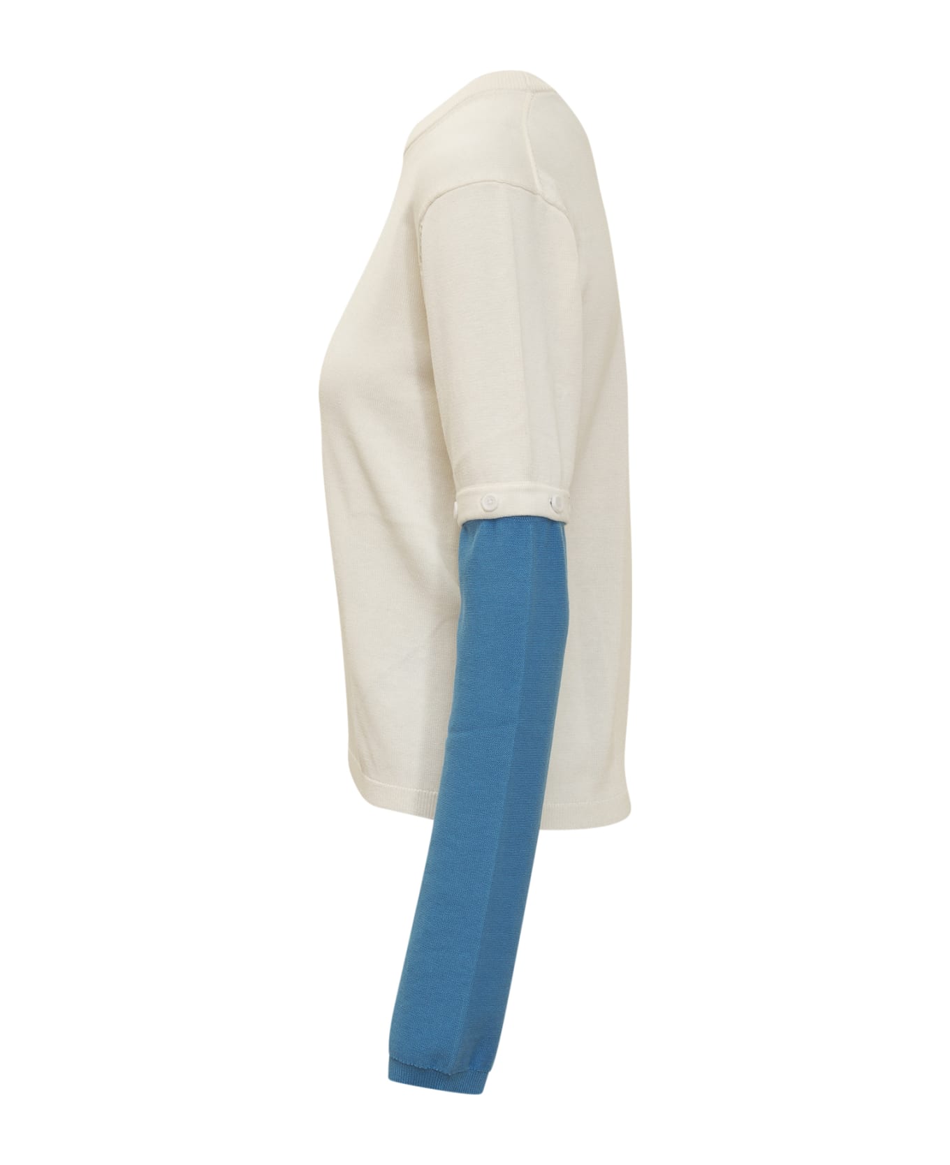 J.W. Anderson Contrast Sleeve Jump - WHITE