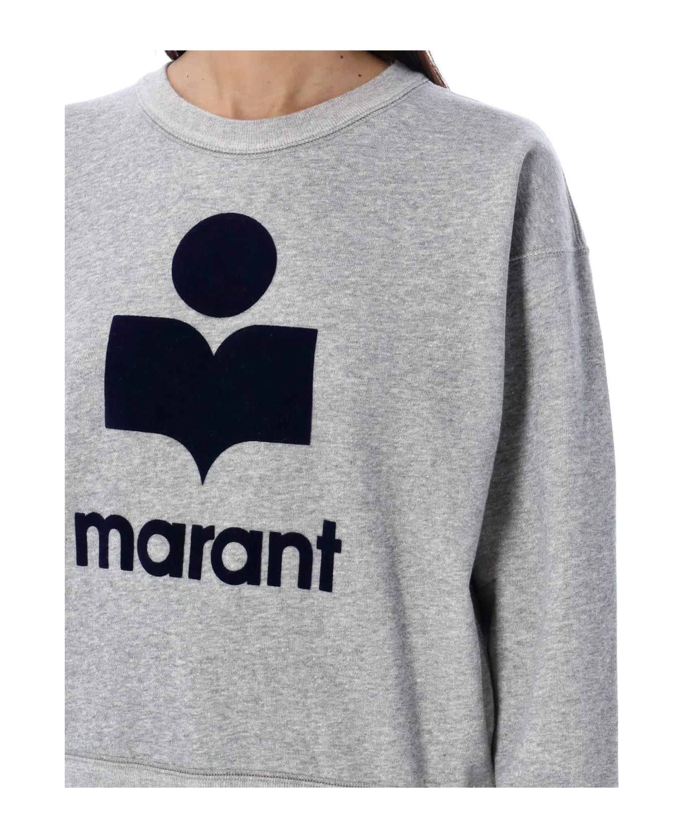 Marant Étoile Mobyli Crewneck Sweatshirt - Grey/midnight フリース