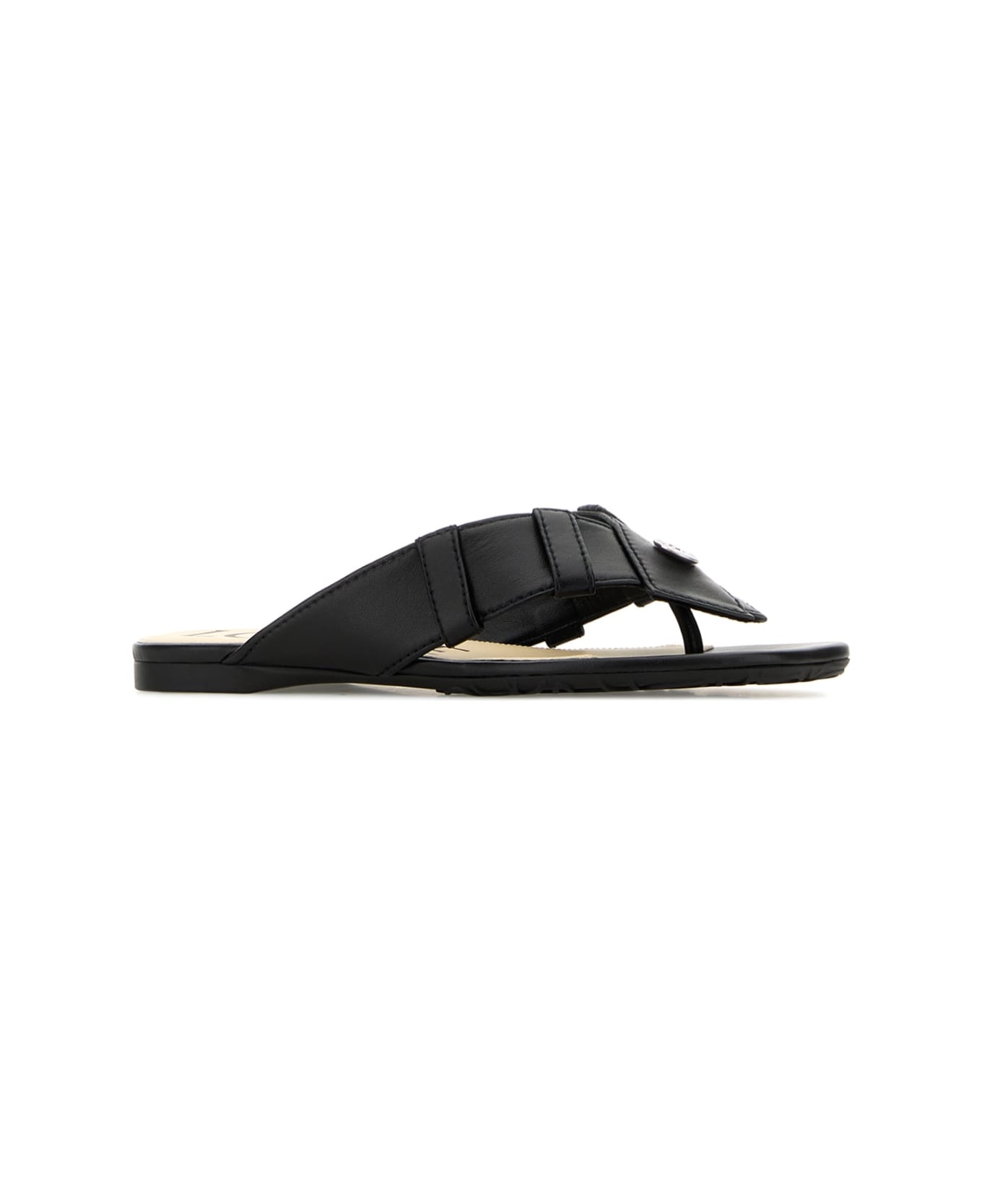 Loewe Toy Panta Toe Post Sandal - BLACK