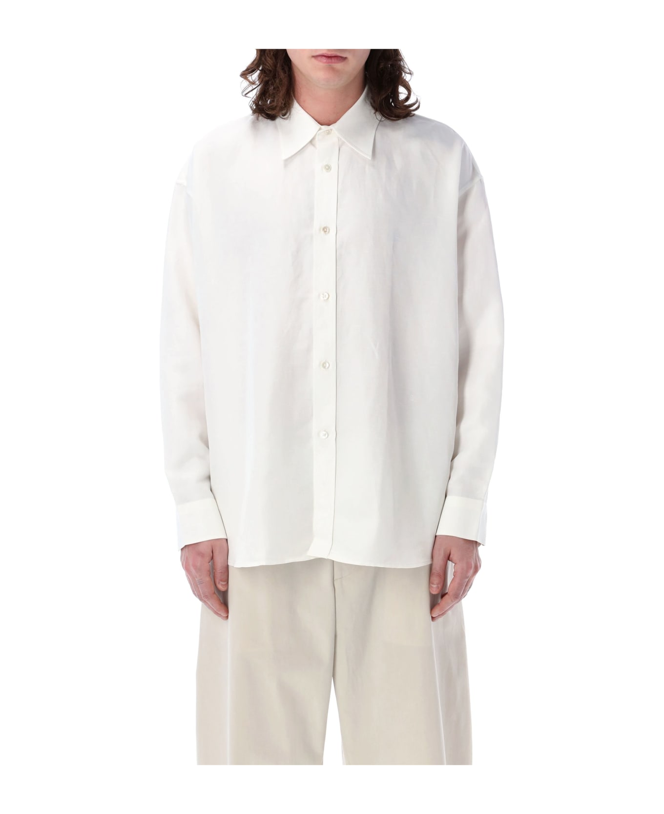 Studio Nicholson Loche Shirt - OPTIC WHITE