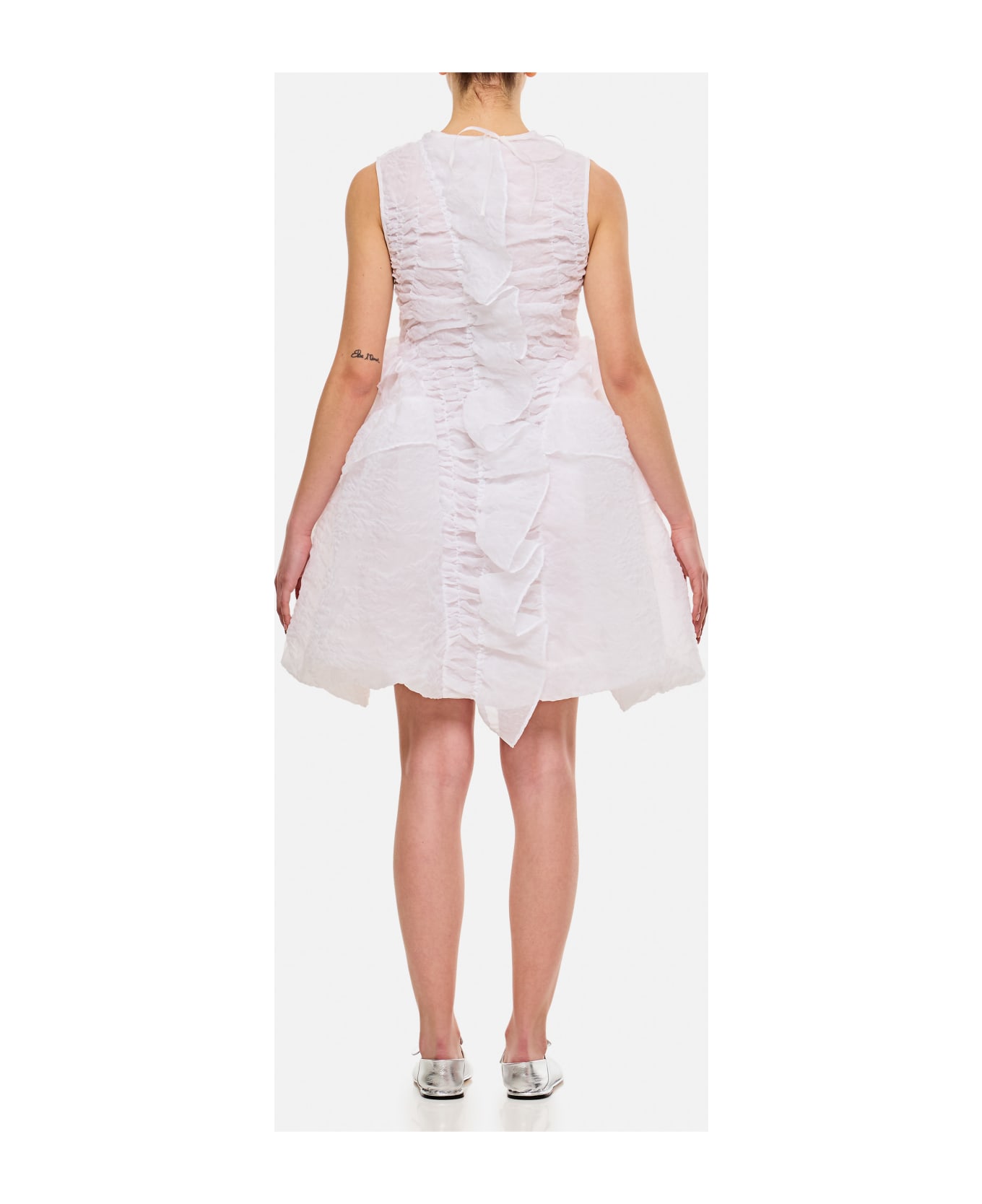 Cecilie Bahnsen Giselle Short Dress - White