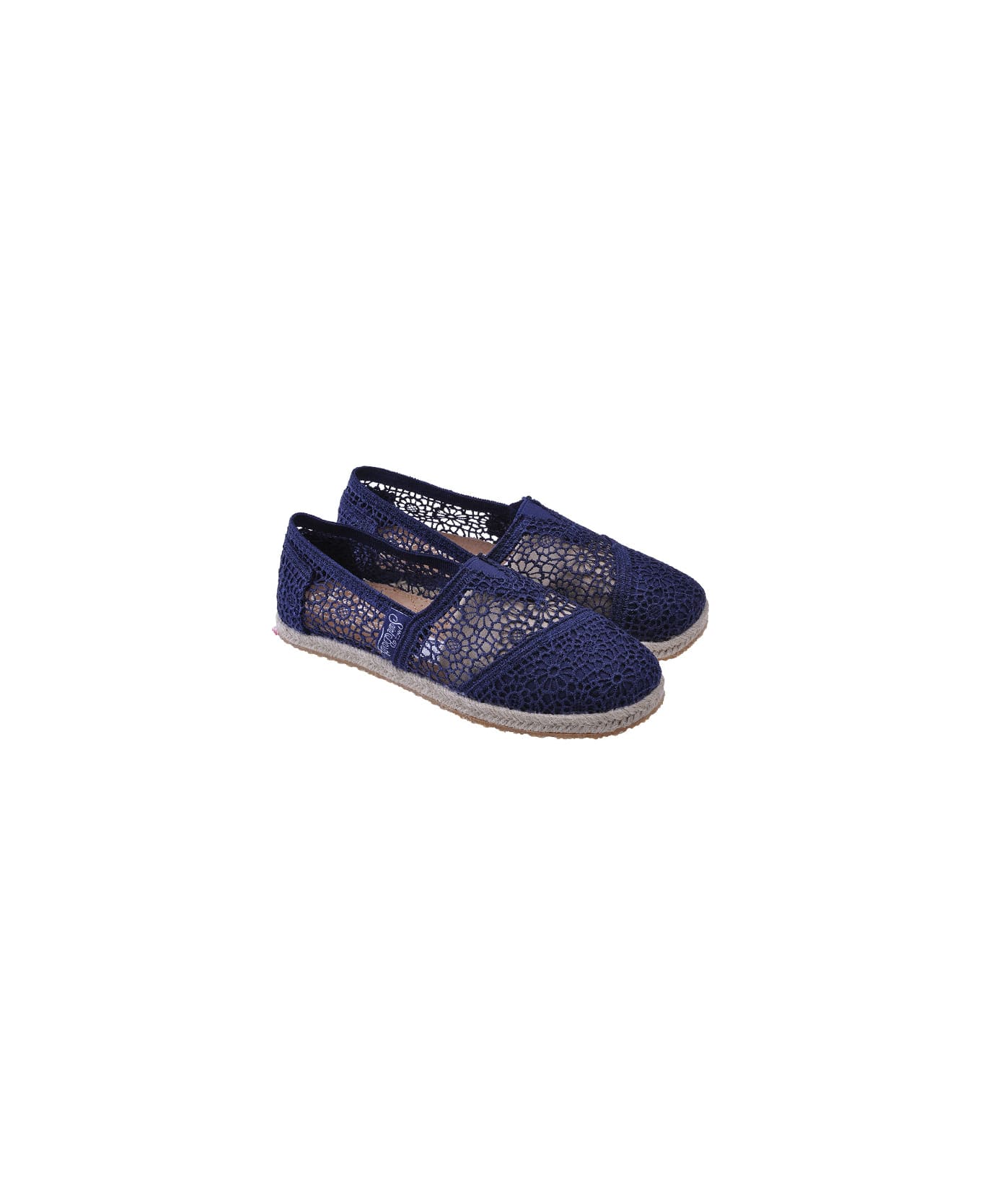 MC2 Saint Barth Blue Macramè Espadrillas - BLUE