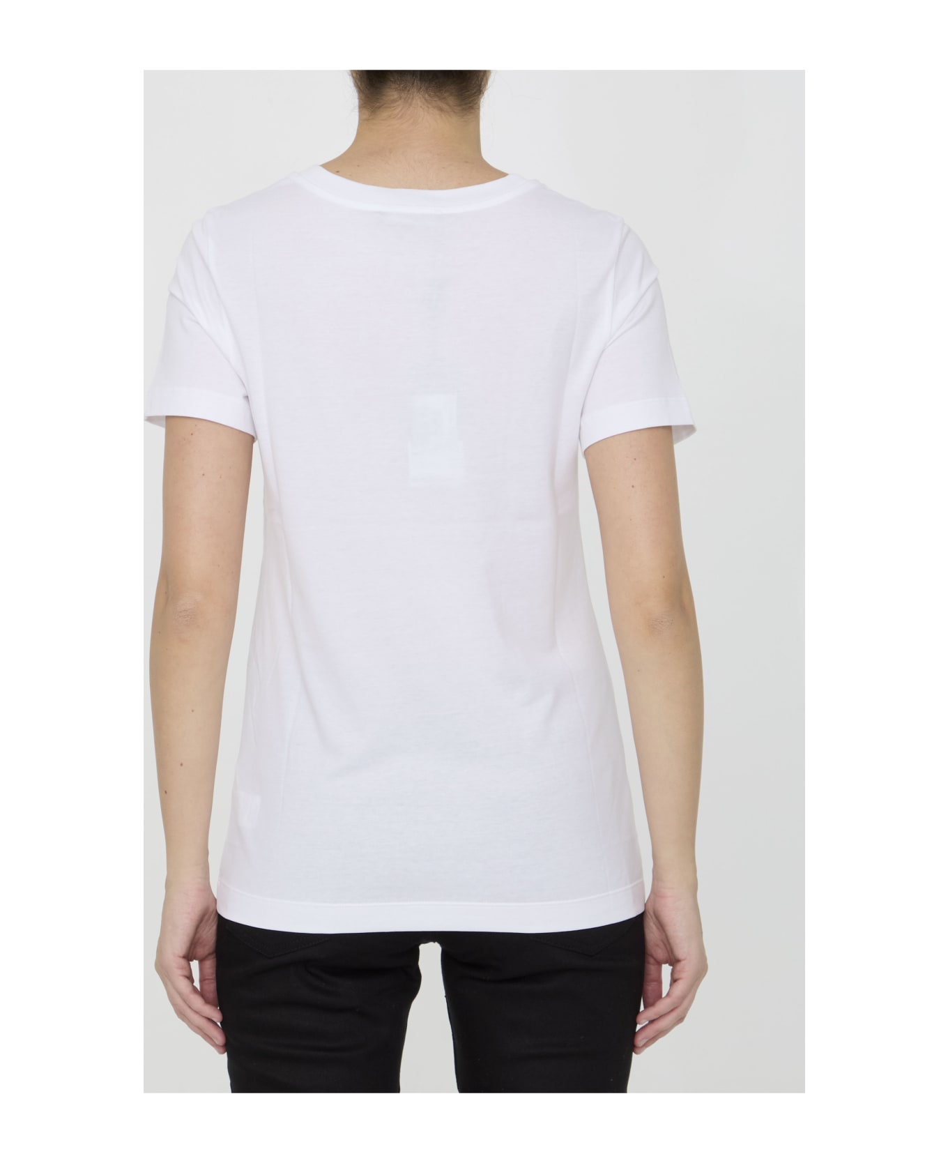 Dolce & Gabbana T-shirt With Dg Logo - WHITE