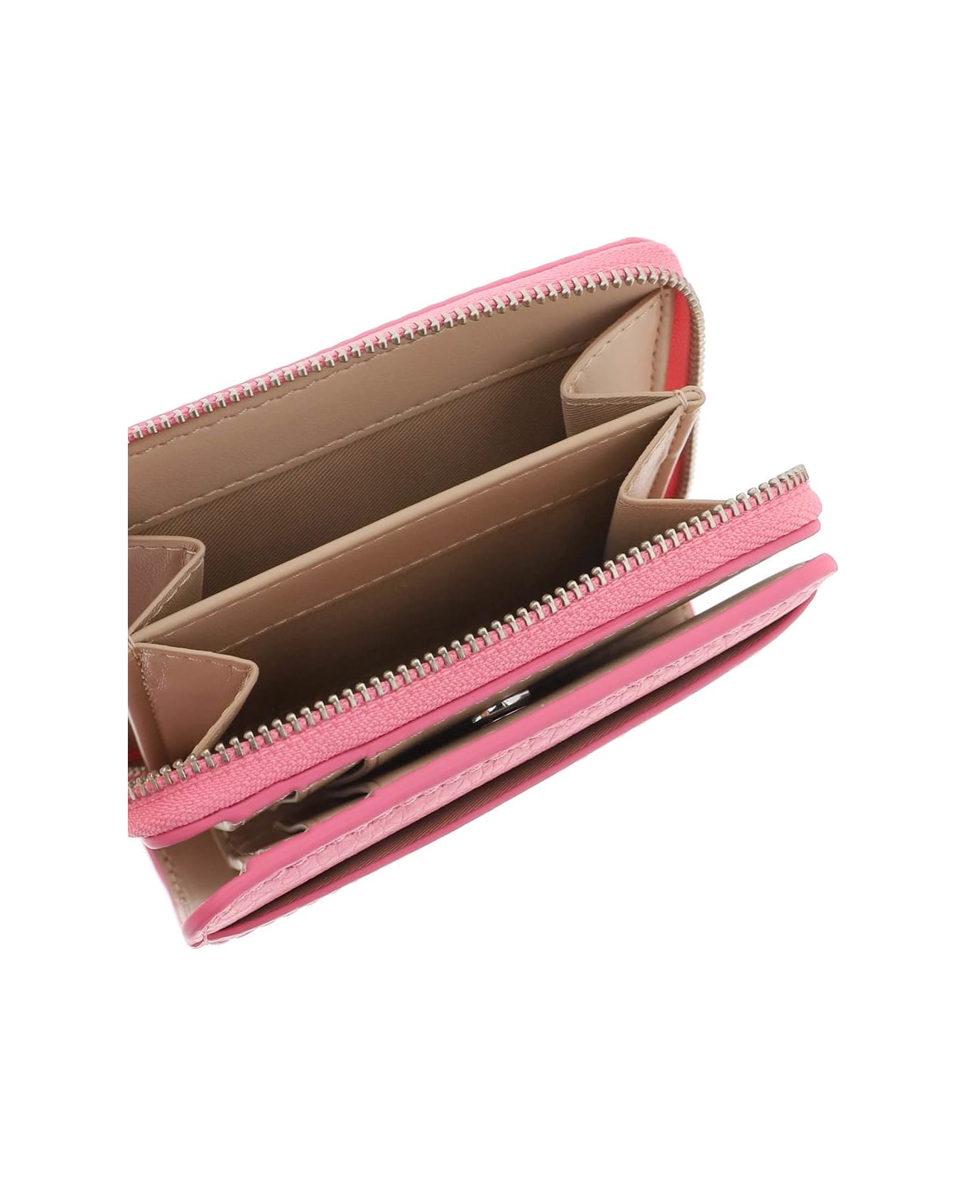 Marc Jacobs The Leather Mini Compact Wallet - PETAL PINK (Pink)