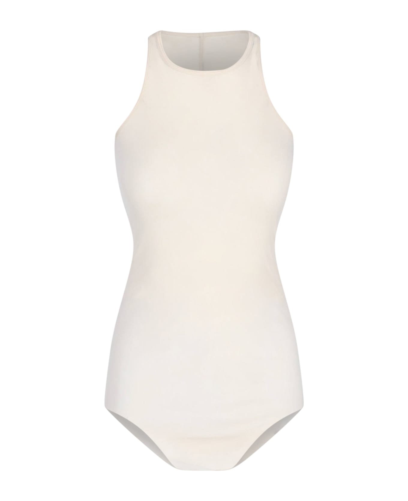 Rick Owens Ribbed Tank Top - Cream