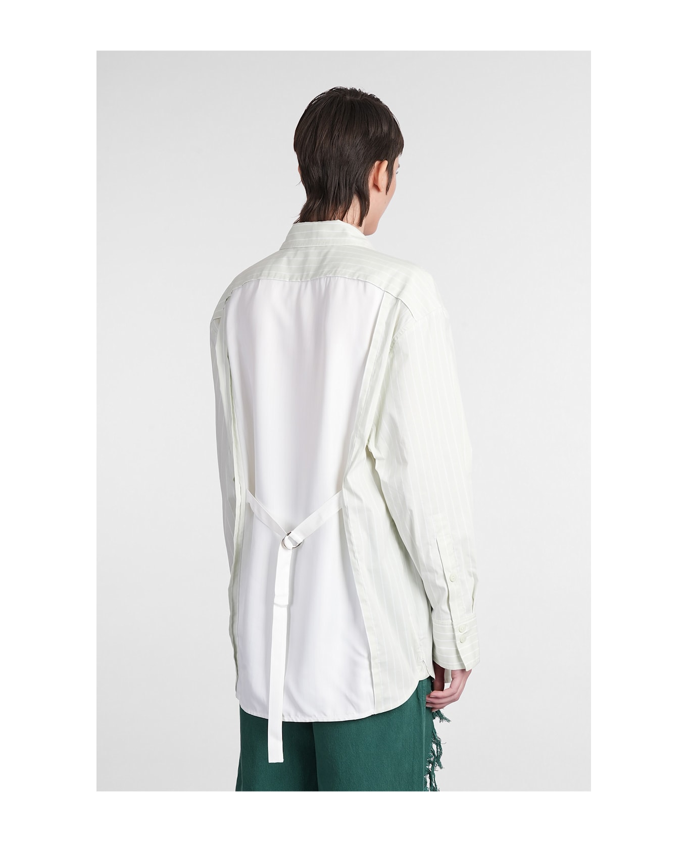 Christopher Esber Shirt In Green Cotton - green