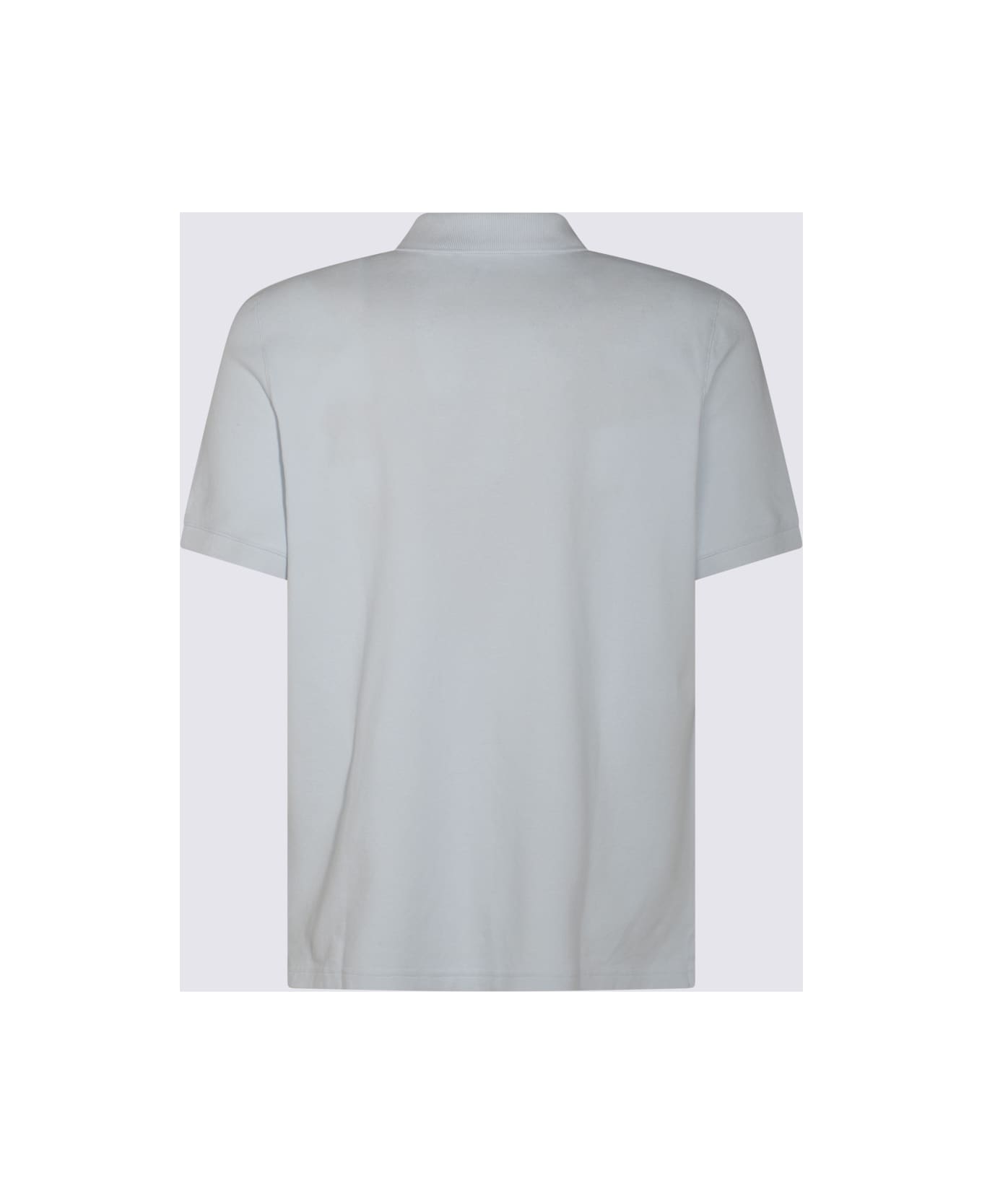 Maison Kitsuné Light Blue Cotton Polo Shirt - Clear Blue
