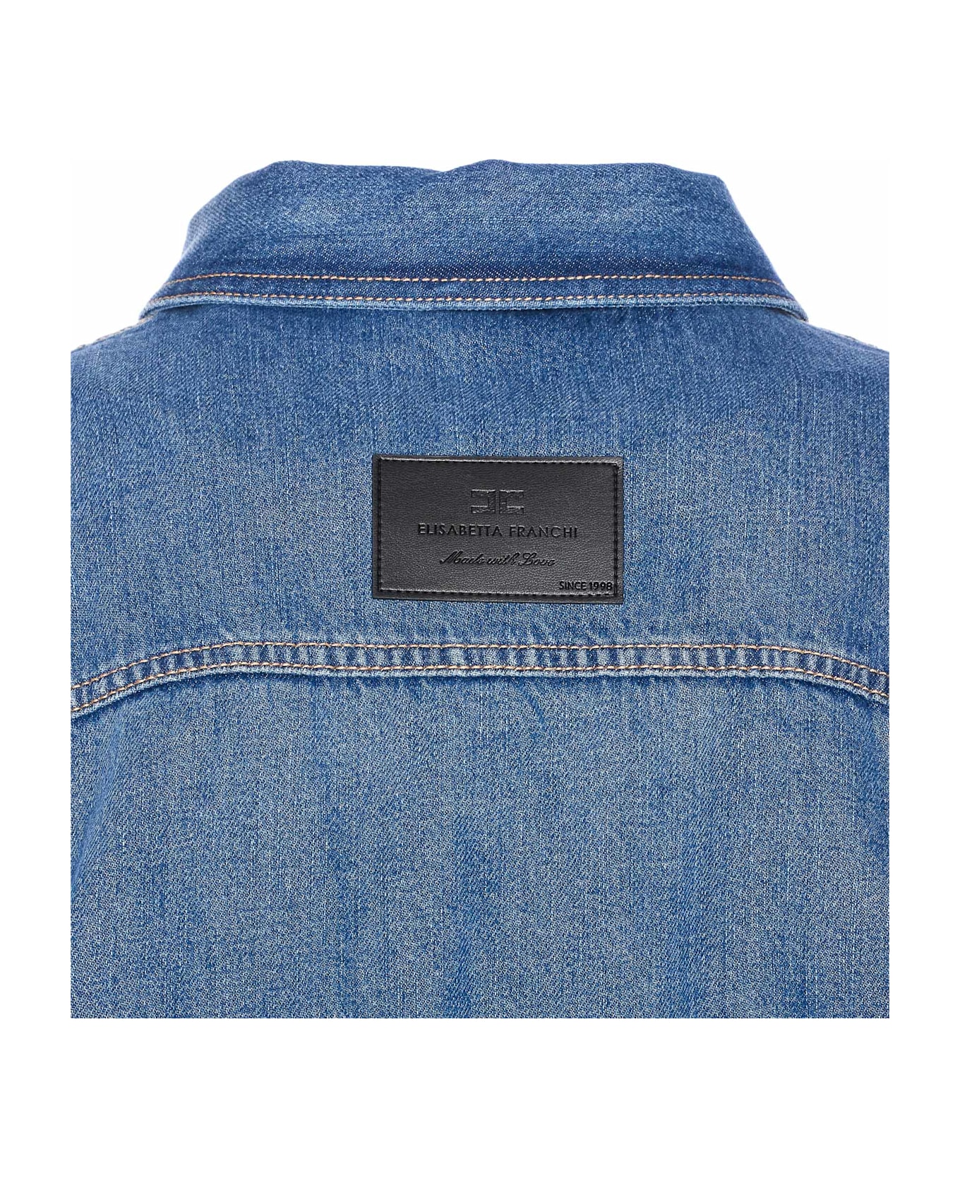 Elisabetta Franchi Denim Jacket - Blue