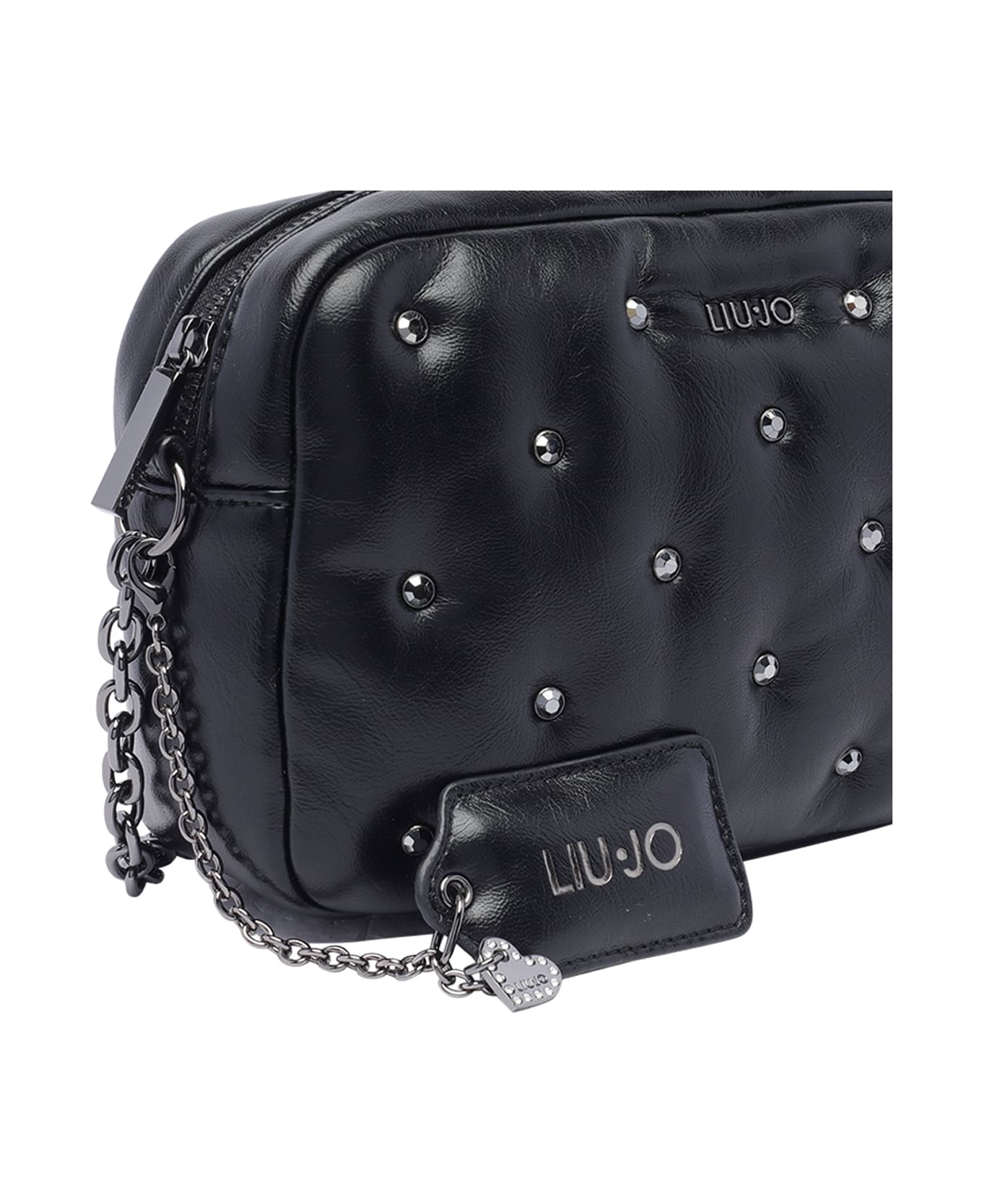 Liu-Jo Medium Logo Crossbody Bag - Black