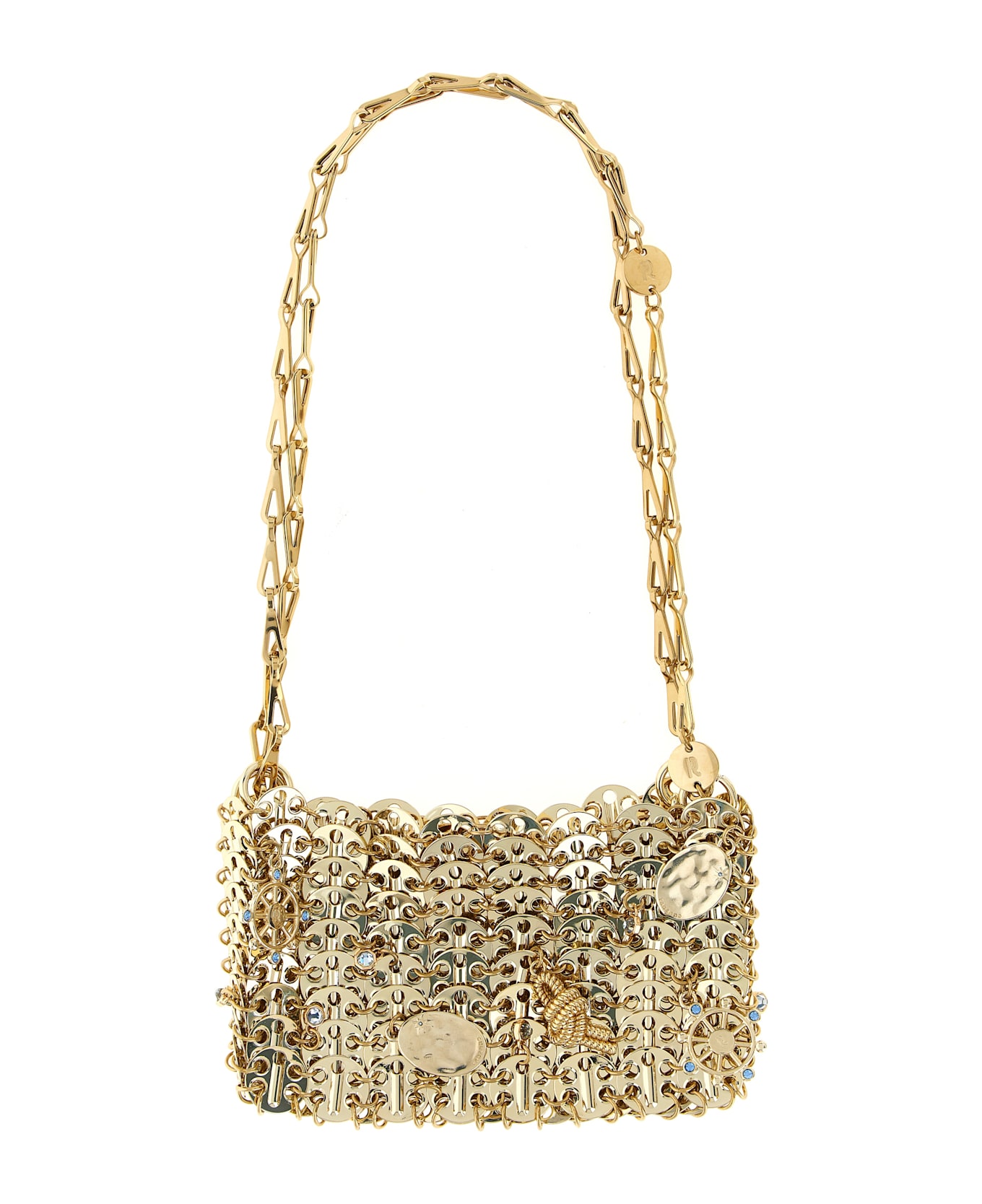 Paco Rabanne 
1969 Nano
 Shoulder Bag - Gold