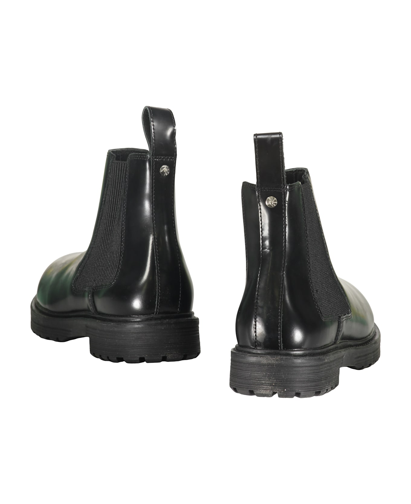 Diesel Chelsea Boots In Leather - black