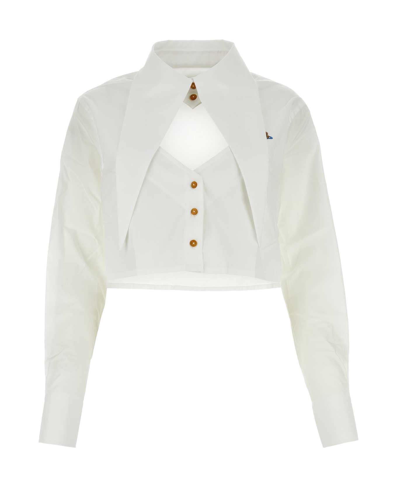 Vivienne Westwood White Poplin Shirt - White