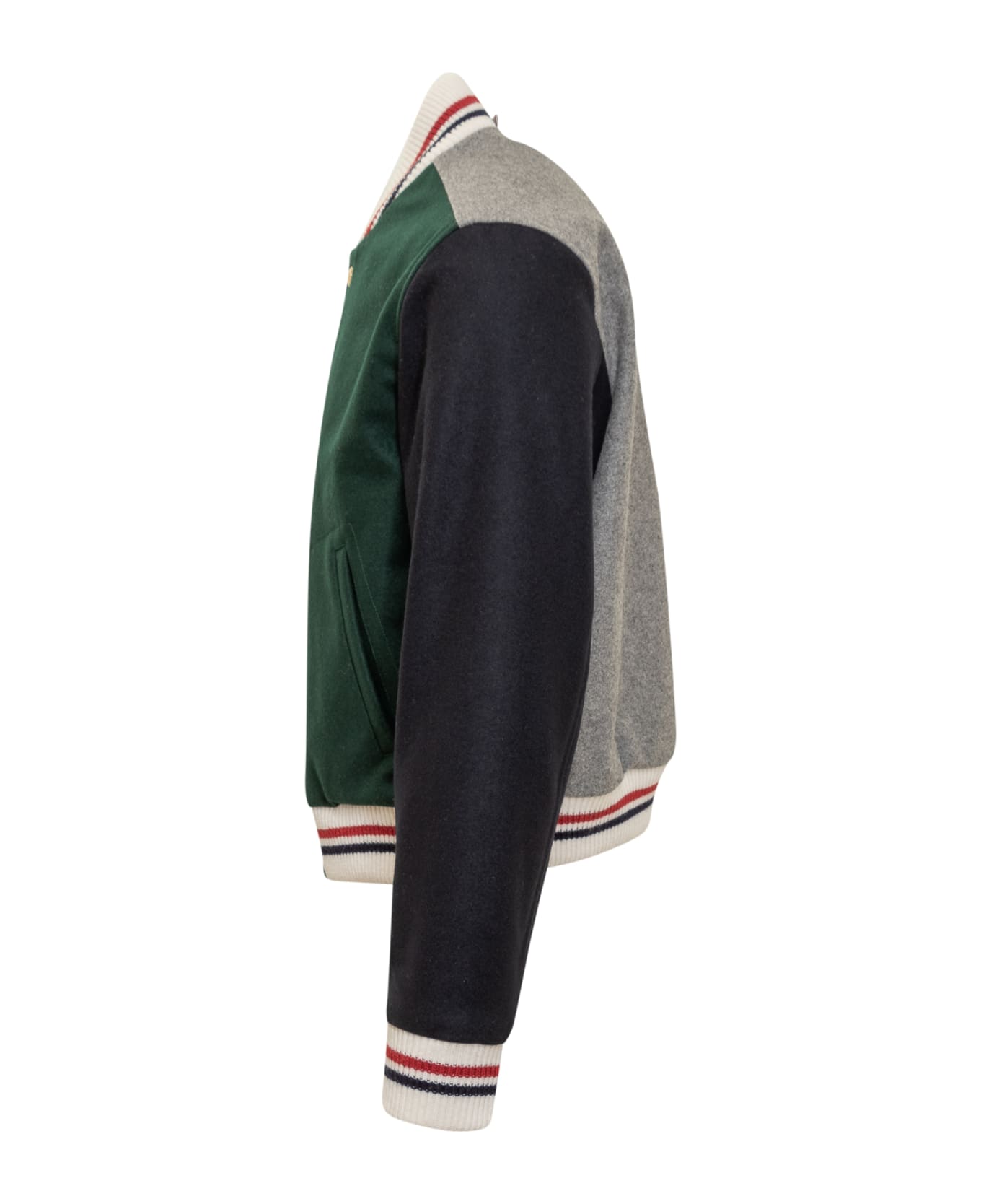 Thom Browne Colorblock Jacket - DK GREEN ジャケット