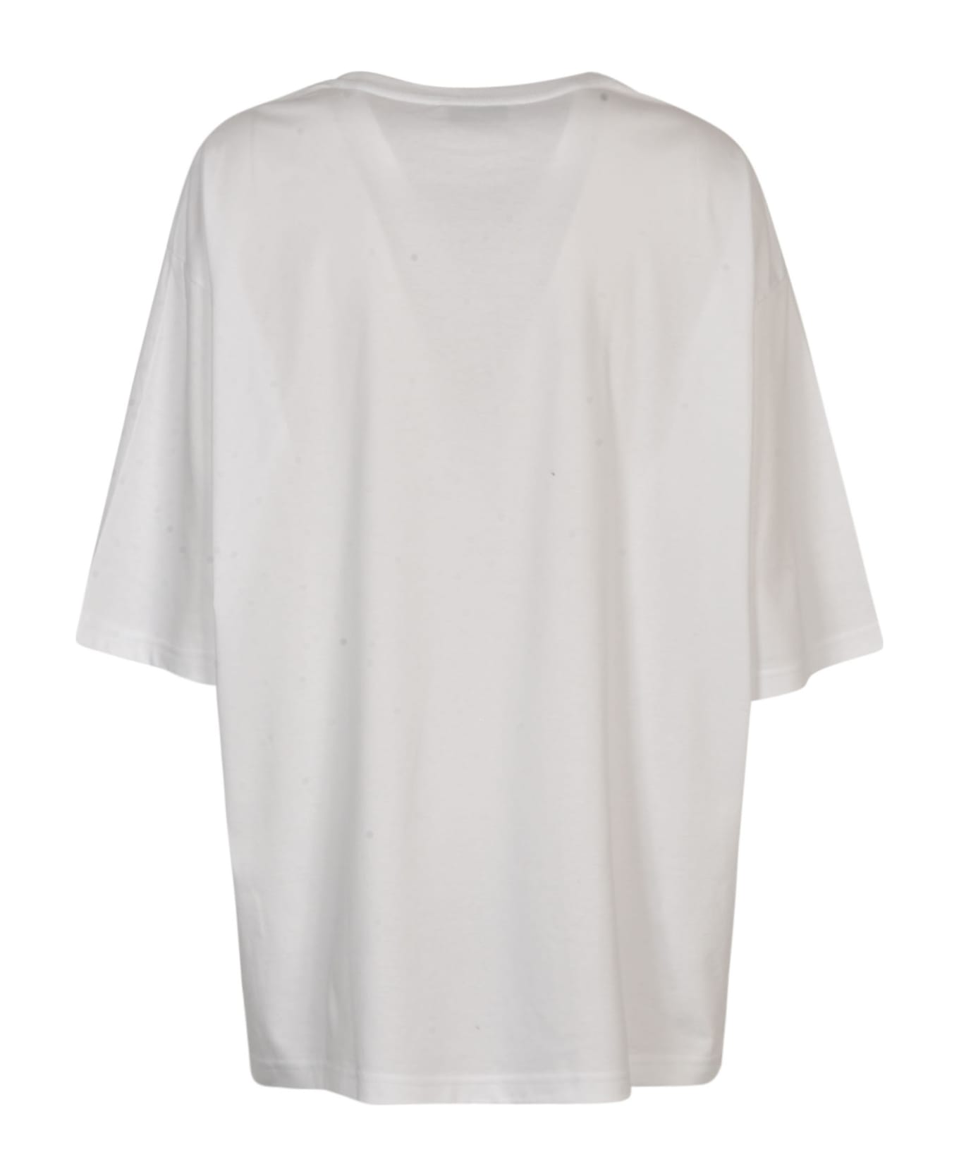 Lanvin Logo Oversized T-shirt - Optic White
