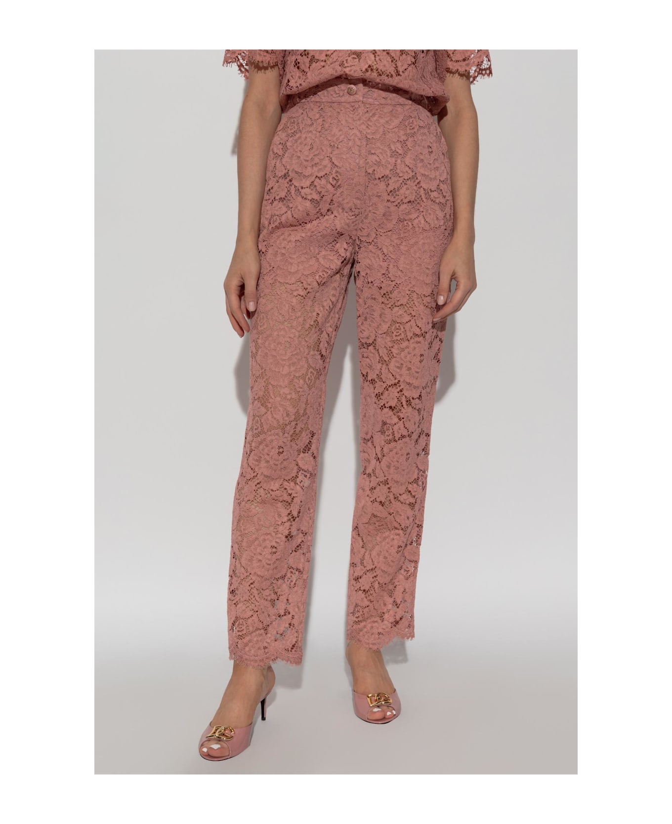 Dolce 
Gabbana Lace Pants - PINK