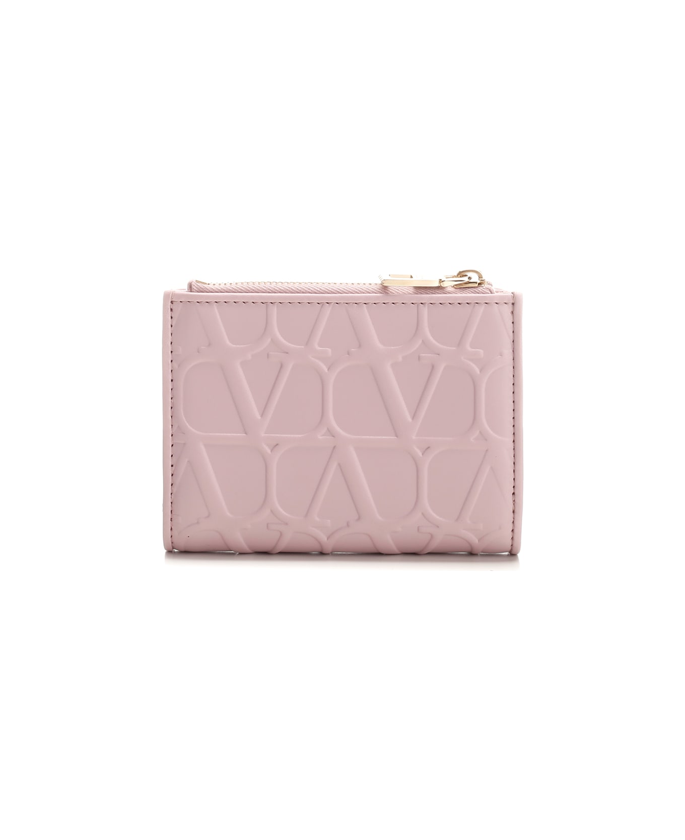 Valentino Garavani 'iconographe' Wallet - Rose