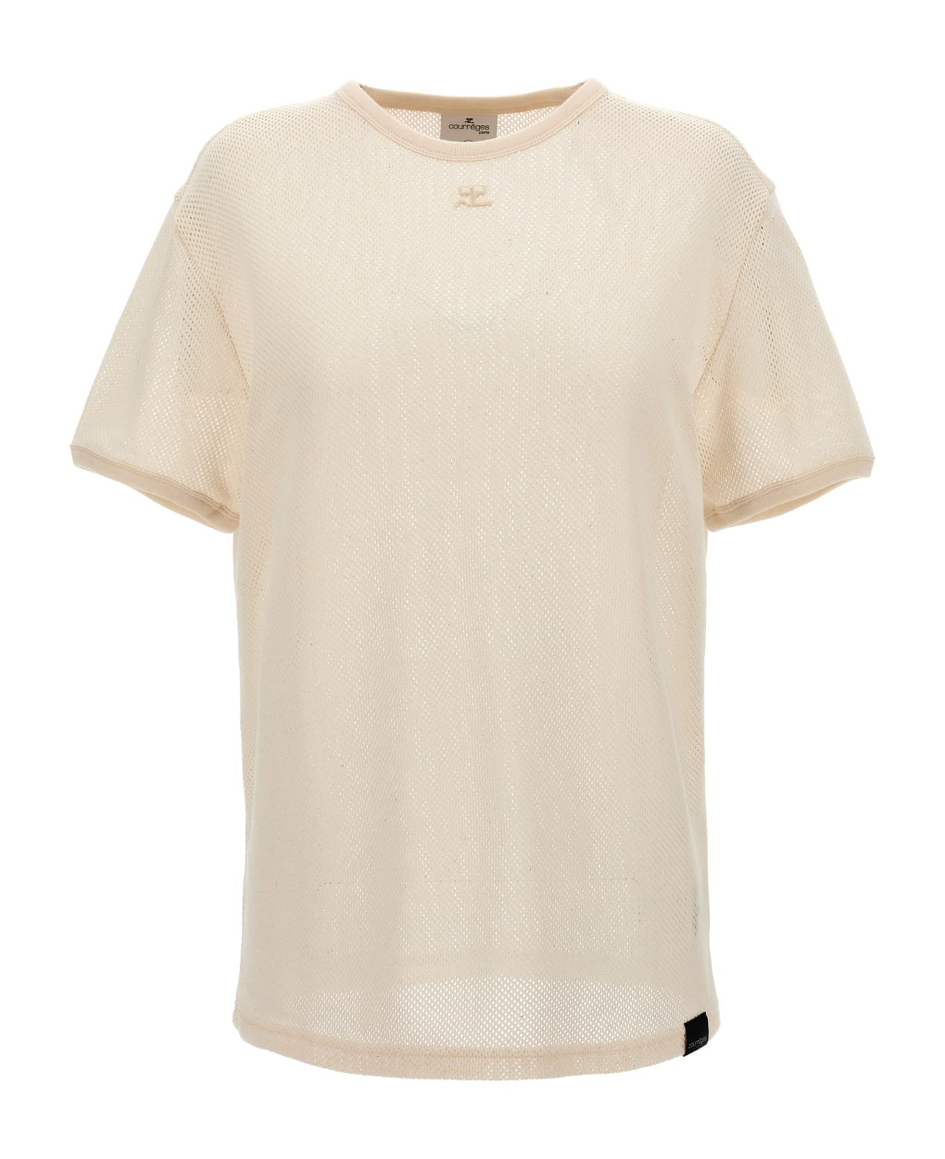 Courrèges Mesh T-shirt - White