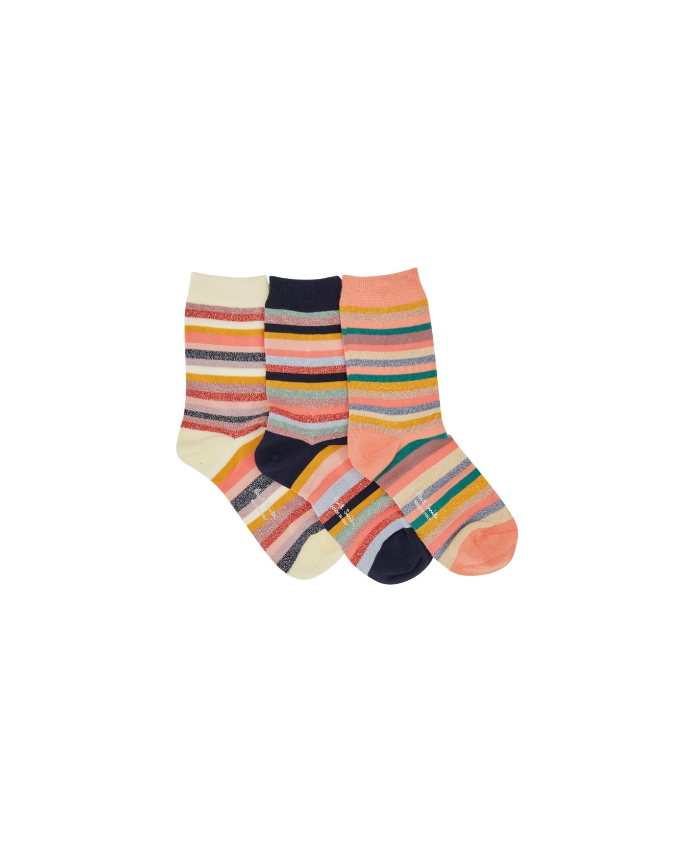 Paul Smith 3-pack Socks "signature Stripe" - MULTICOLOUR