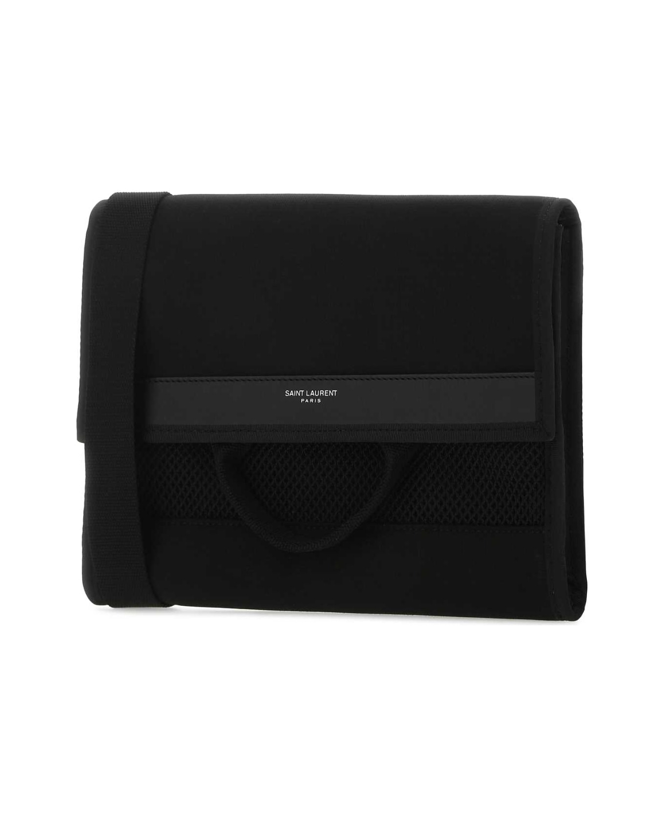 Saint Laurent Black Nylon City Shoulder Bag - 1000