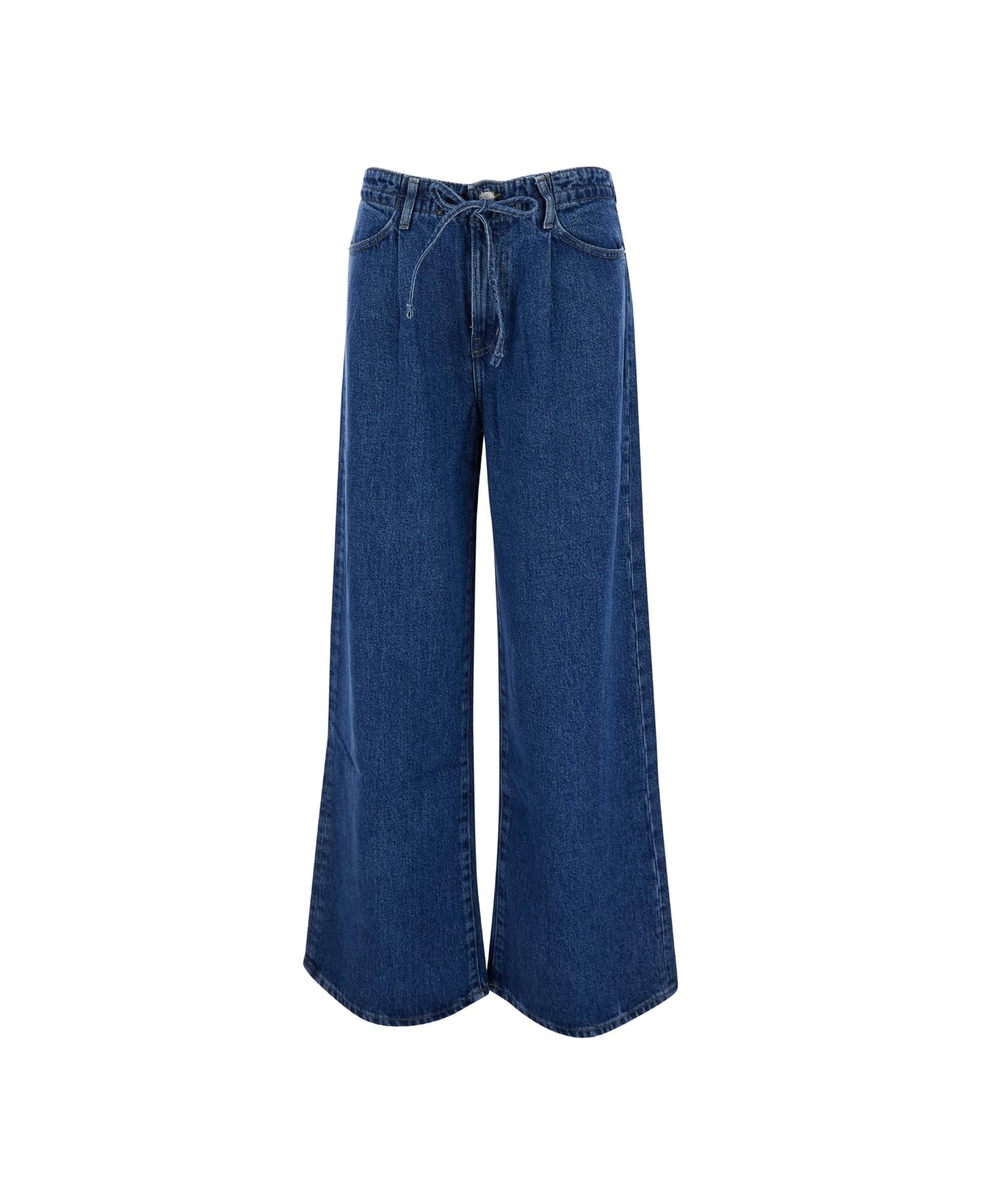 Frame Wide Leg Drawstring Jean - Ghst Ghost