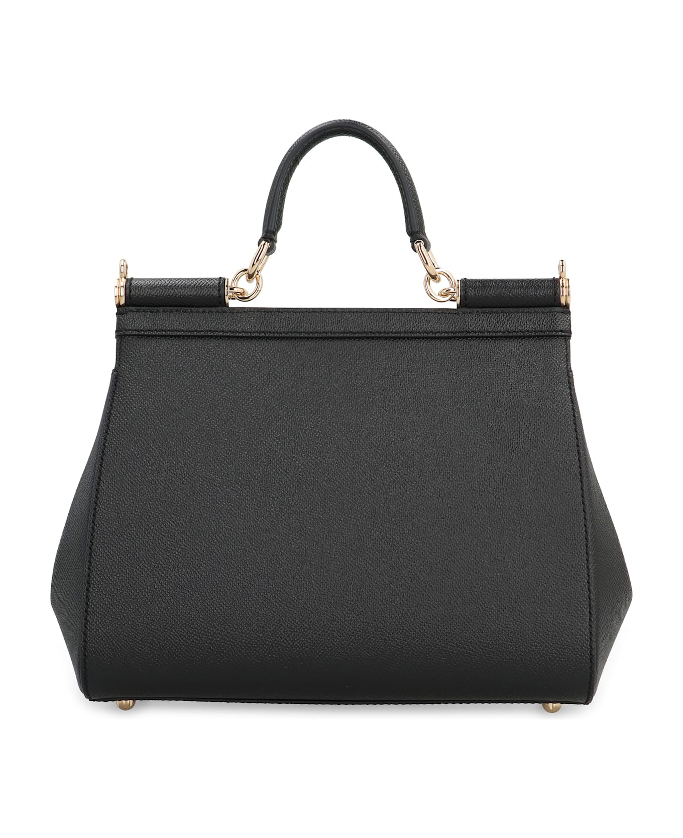 Dolce 
Gabbana Sicily Grande Leather Handbag - black
