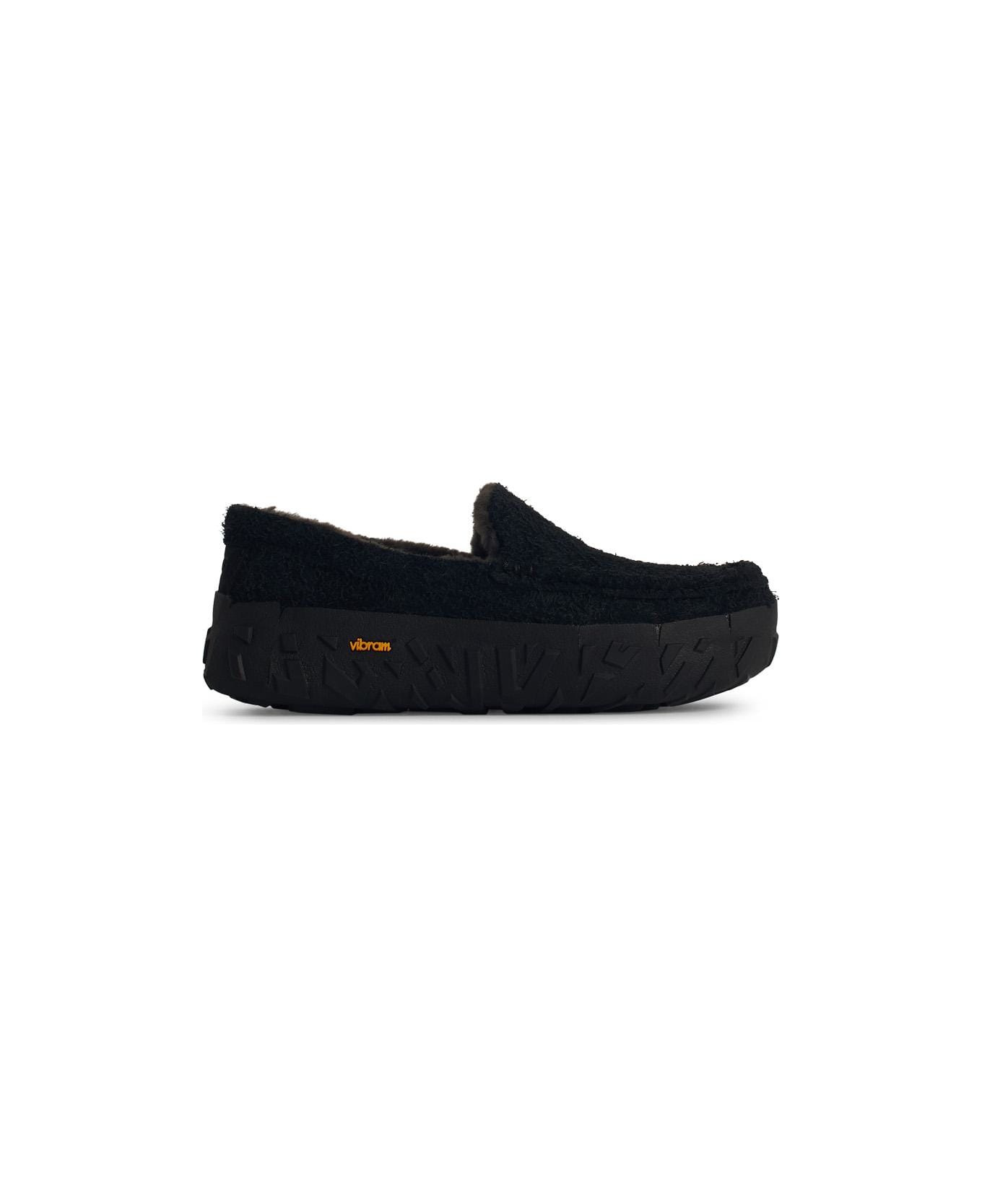 UGG 
ascot
 Black Suede Loafers - Black