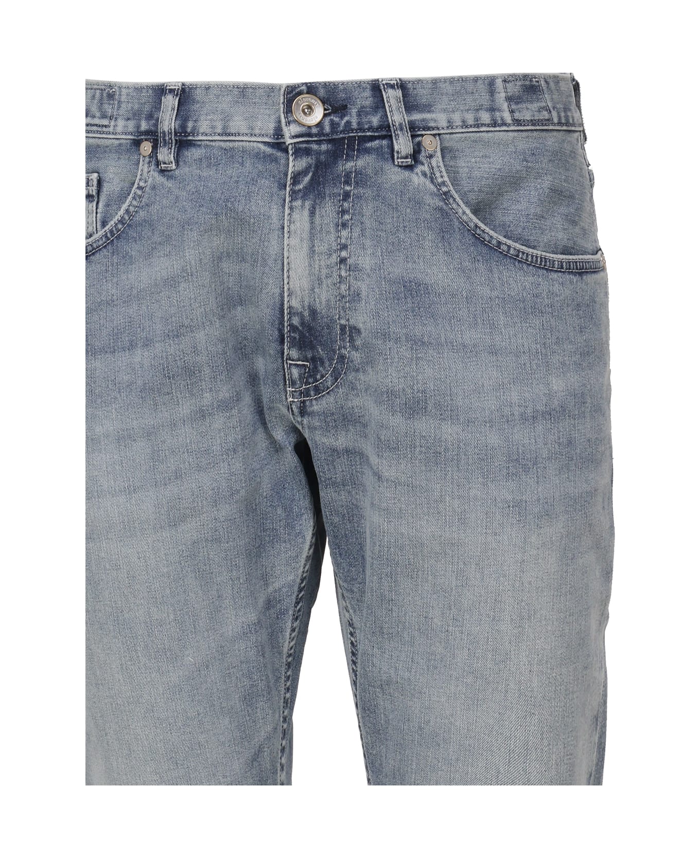 Eleventy Mid-rise Tapered Jeans - Blue