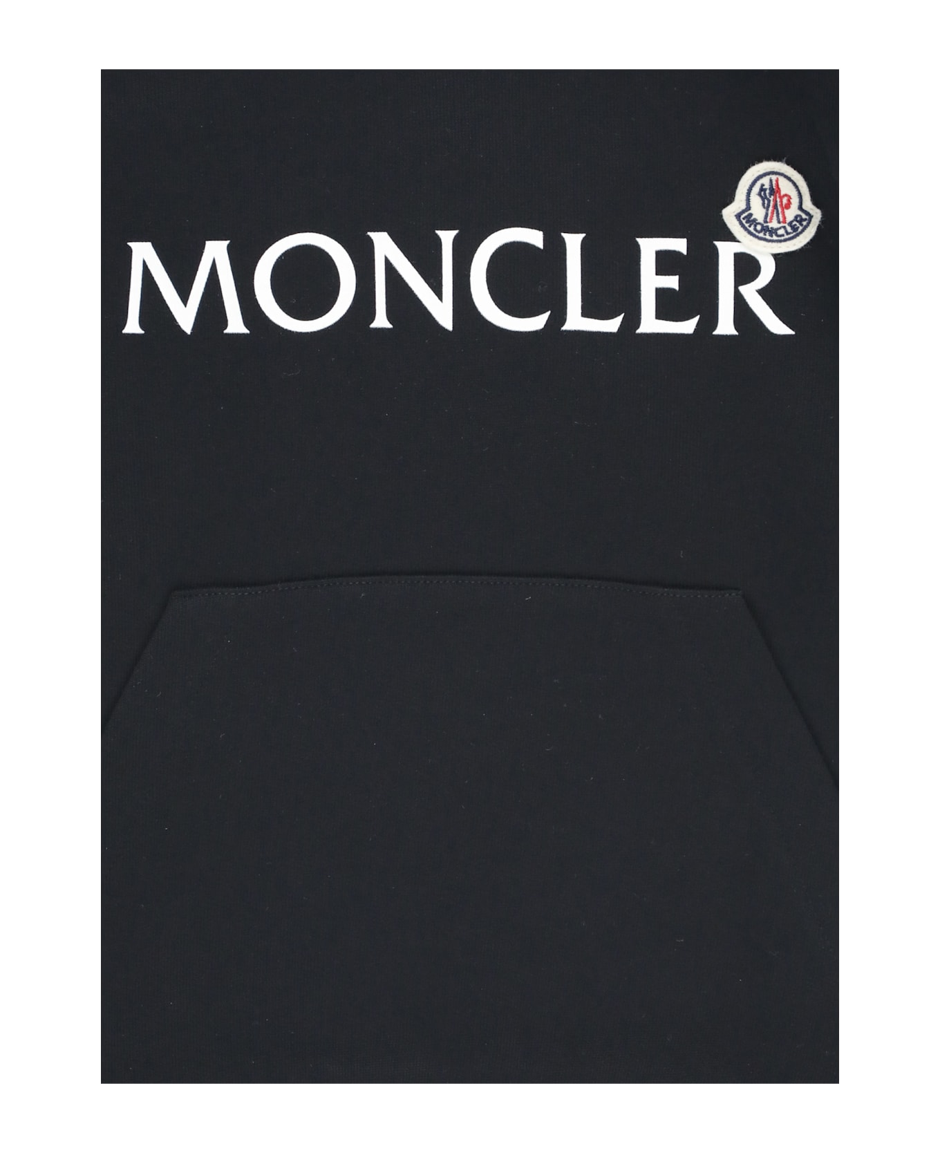 Moncler Cotton Hoodie - Black