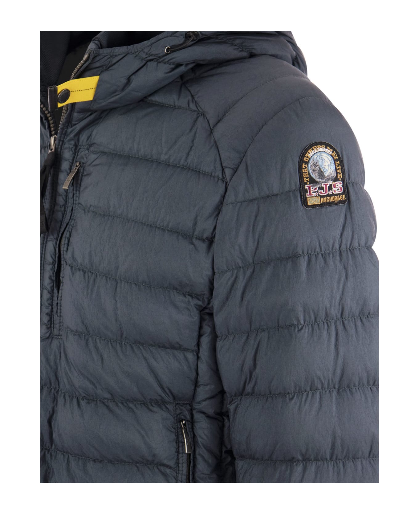 Parajumpers Coleman - Short Down Jacket With Hood - Avio