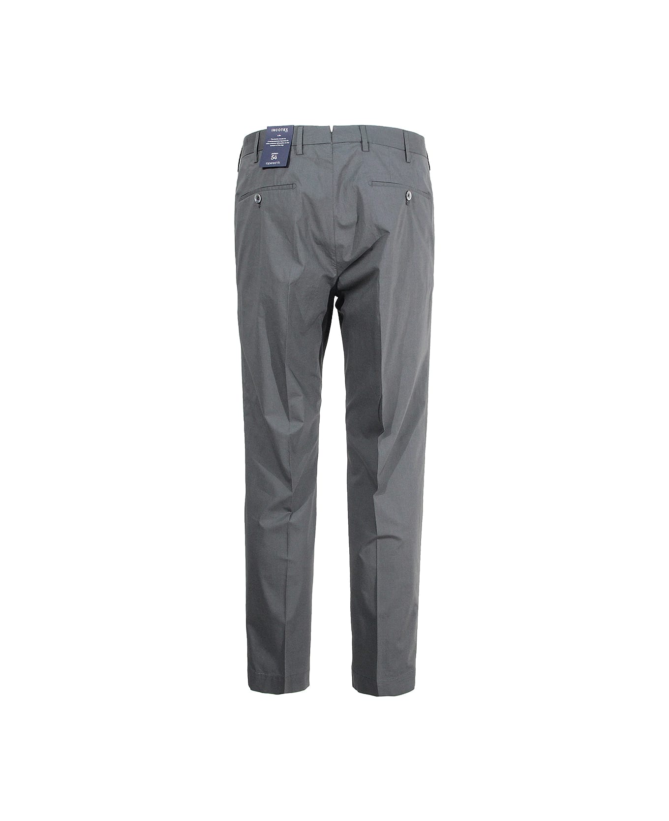 Incotex Trousers With Pleats - Grey ボトムス